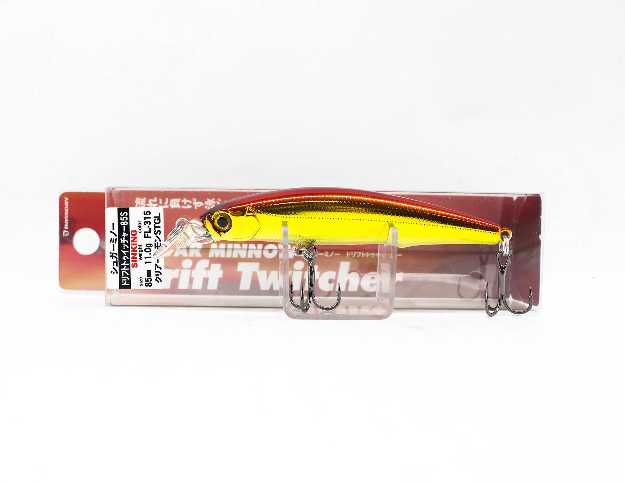 Bassday Sugar Minnow Drift Twitcher 85S Sinking Lure M-14 (1044)