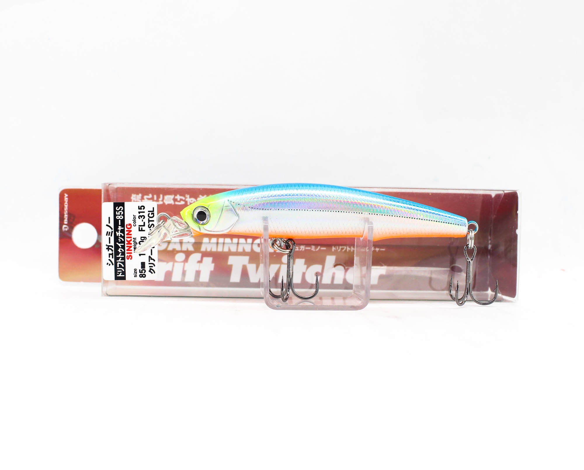 Bassday Sugar Minnow Drift Twitcher 85S Sinking Lure H-52 (1631)