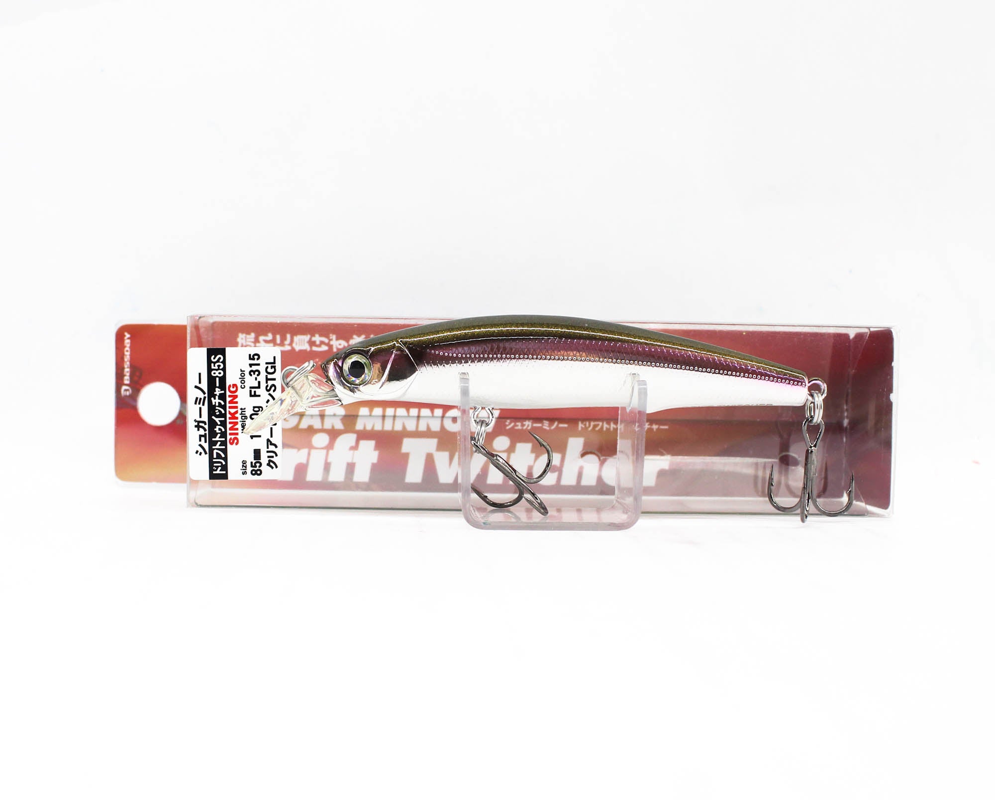 Bassday Sugar Minnow Drift Twitcher 85S Sinking Lure M-03 (1679)