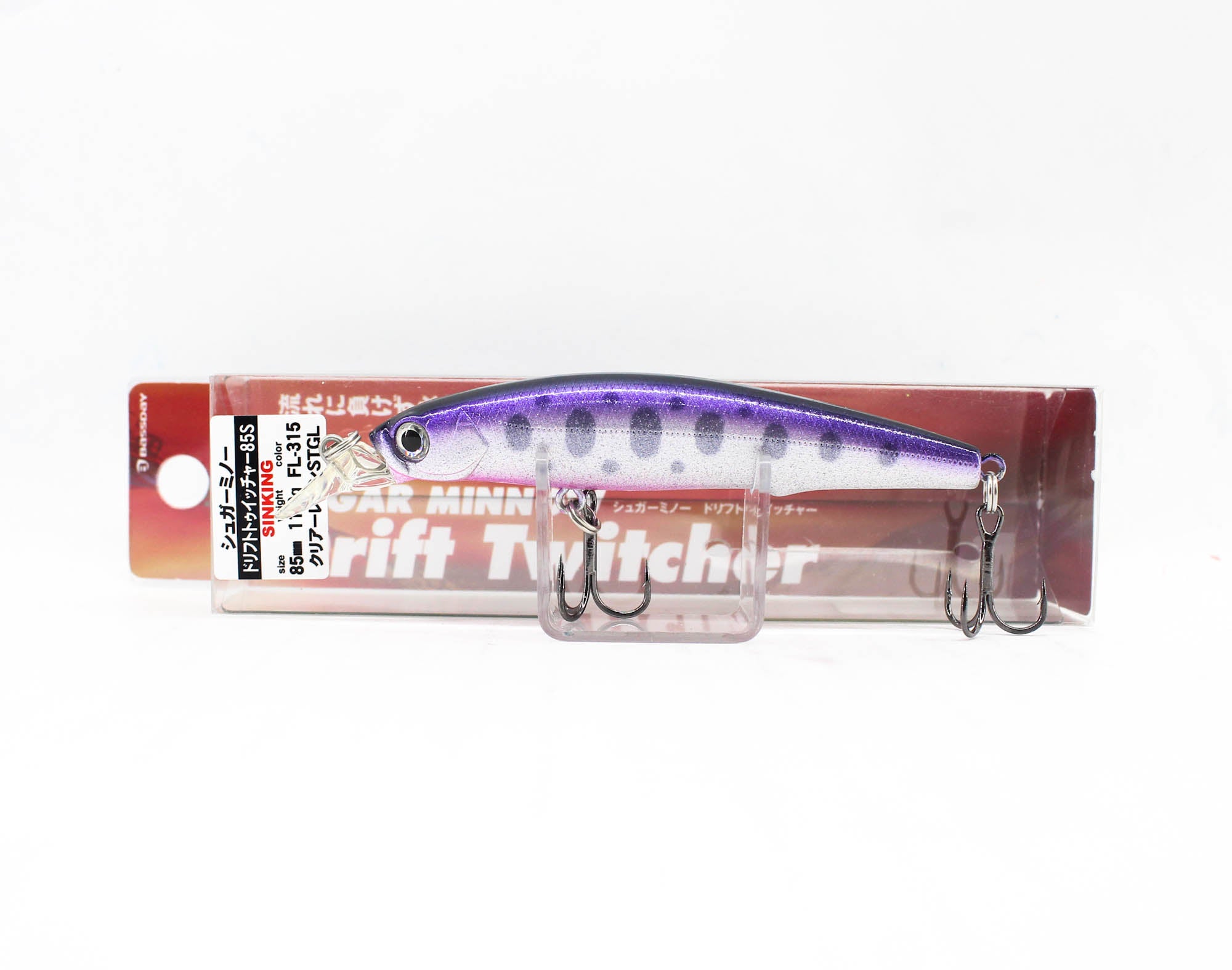 Bassday Sugar Minnow Drift Twitcher 85S Sinking Lure P-502 (1730)