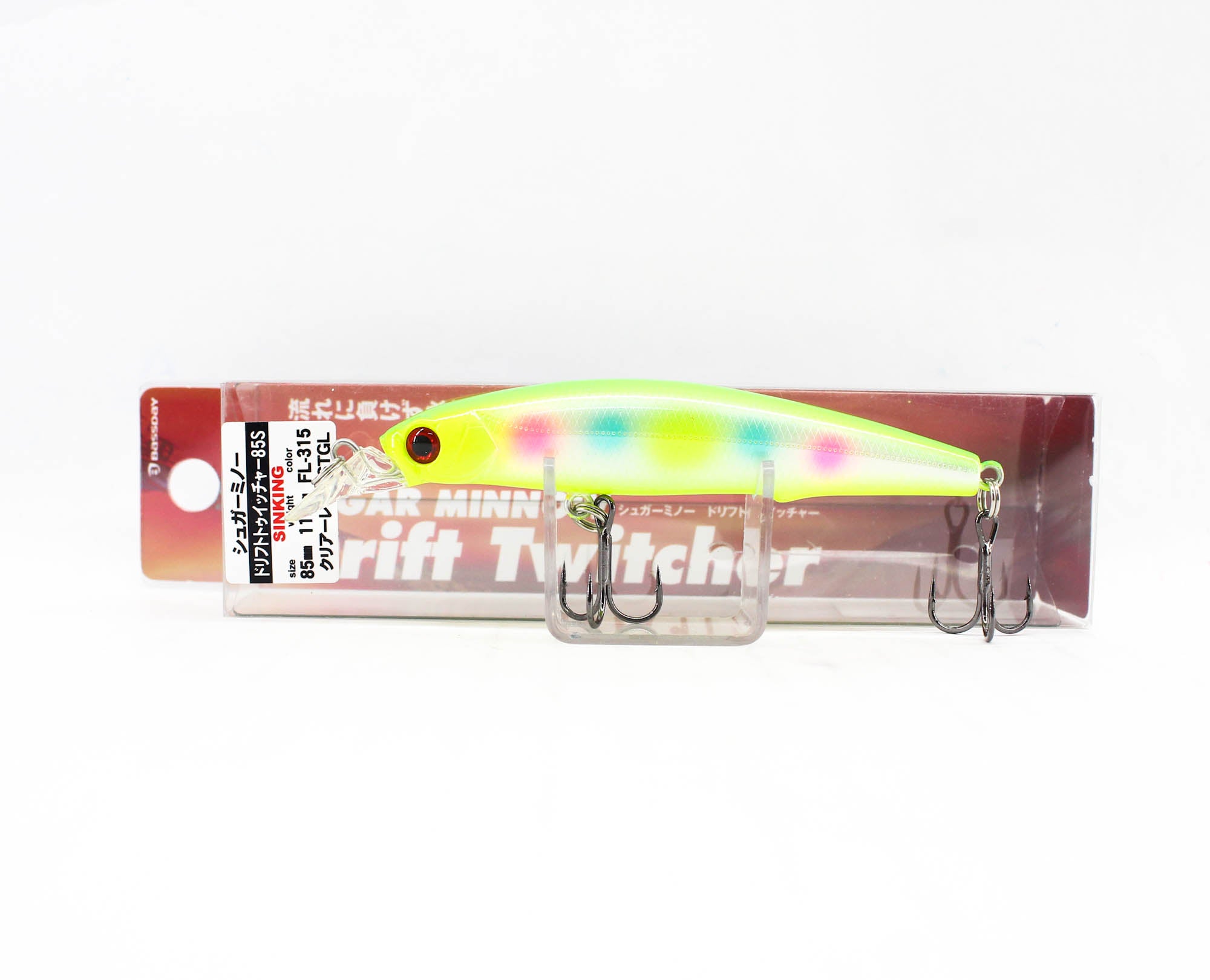 Bassday Sugar Minnow Drift Twitcher 85S Sinking Lure P-503 (1747)