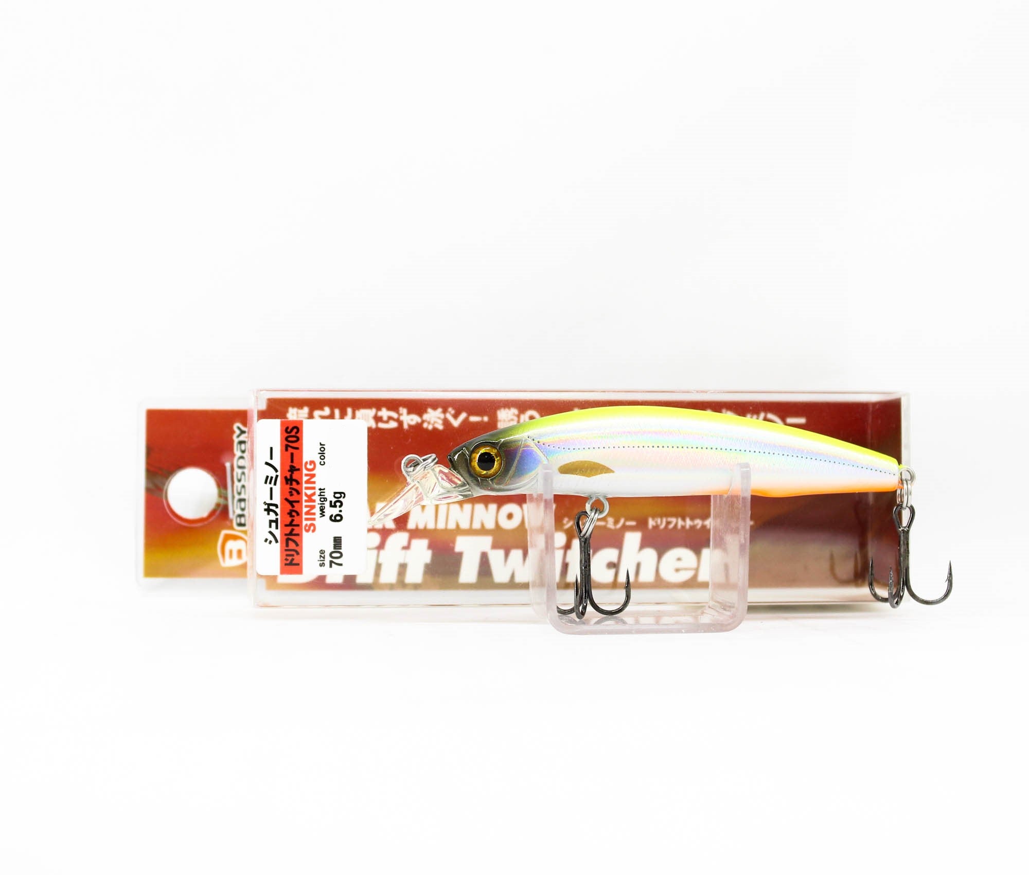 Bassday Sugar Minnow Drift Twitcher 70S Sinking Lure H-208 (6360)