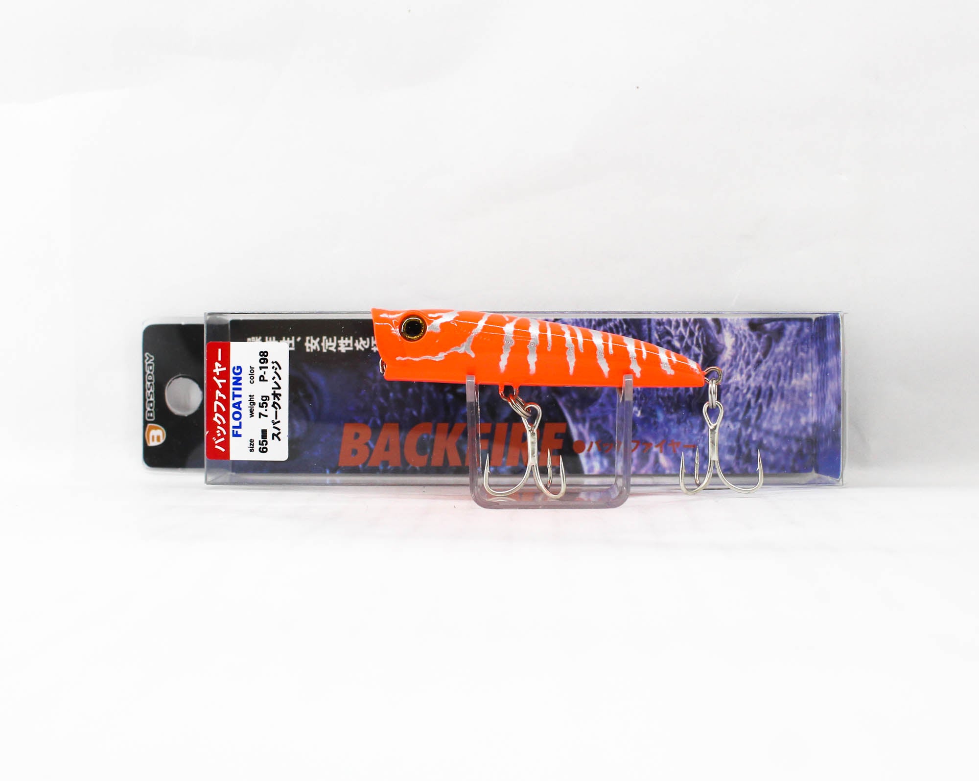 Bassday Backfire 65 Popper Floating Lure P-198 (9261)