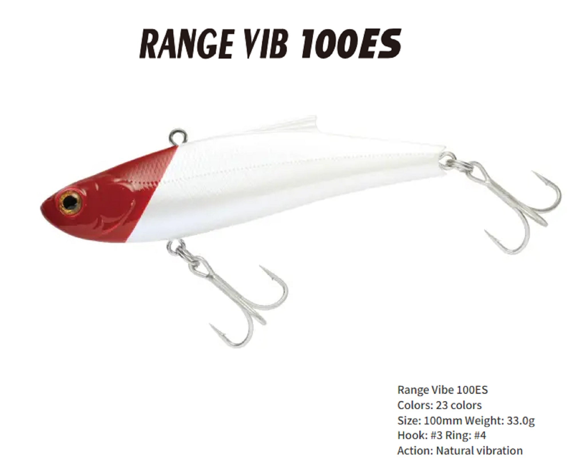 Bassday Range Vibe 100 ES Extra Sinking Vibration Lure HH-14 (0041)