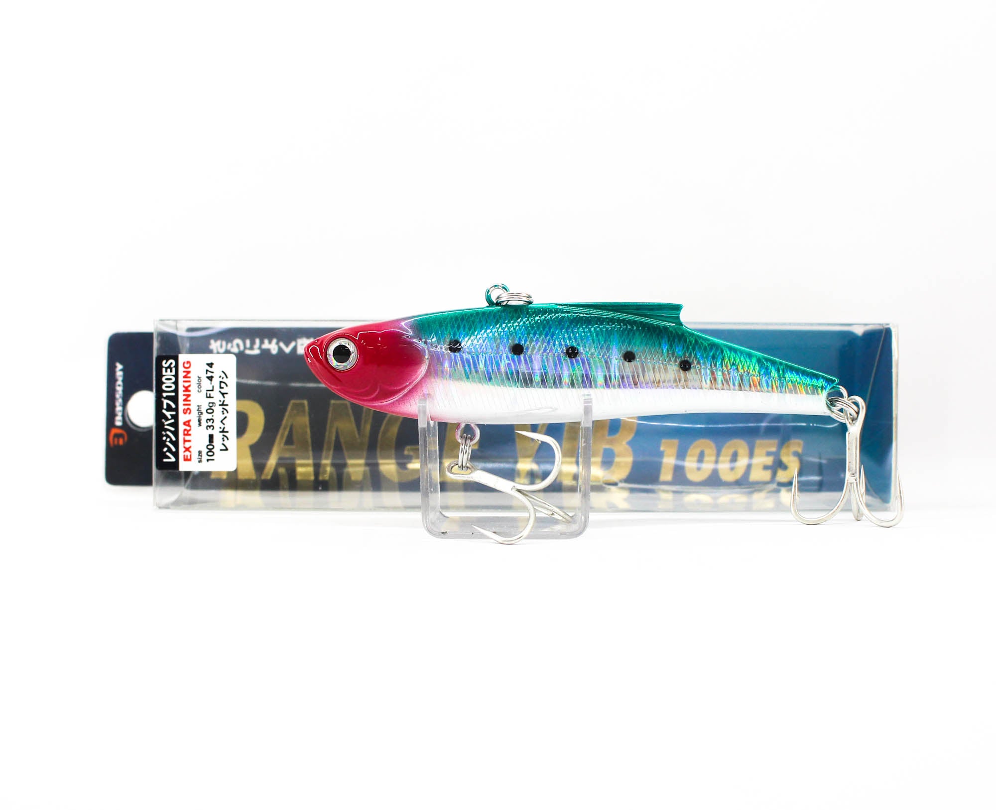 Bassday Range Vibe 100 ES Extra Sinking Vibration Lure FL-474 (0416)