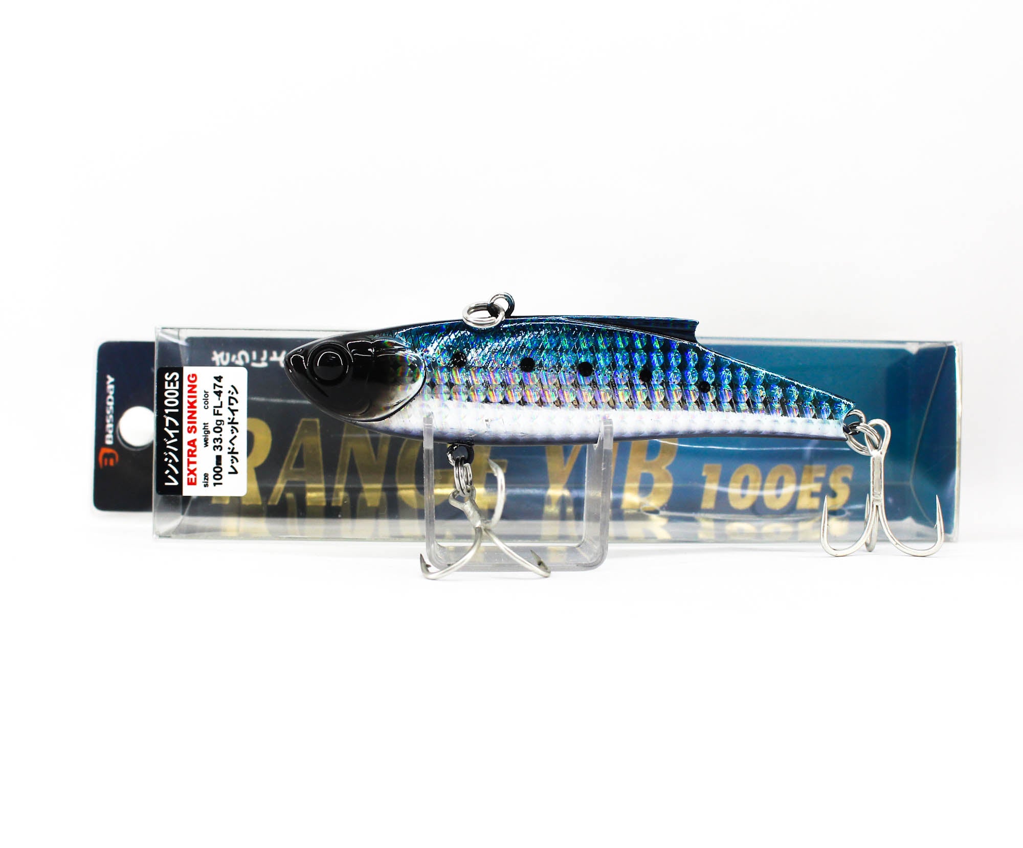 Bassday Range Vibe 100 ES Extra Sinking Vibration Lure LH-475 (0423)