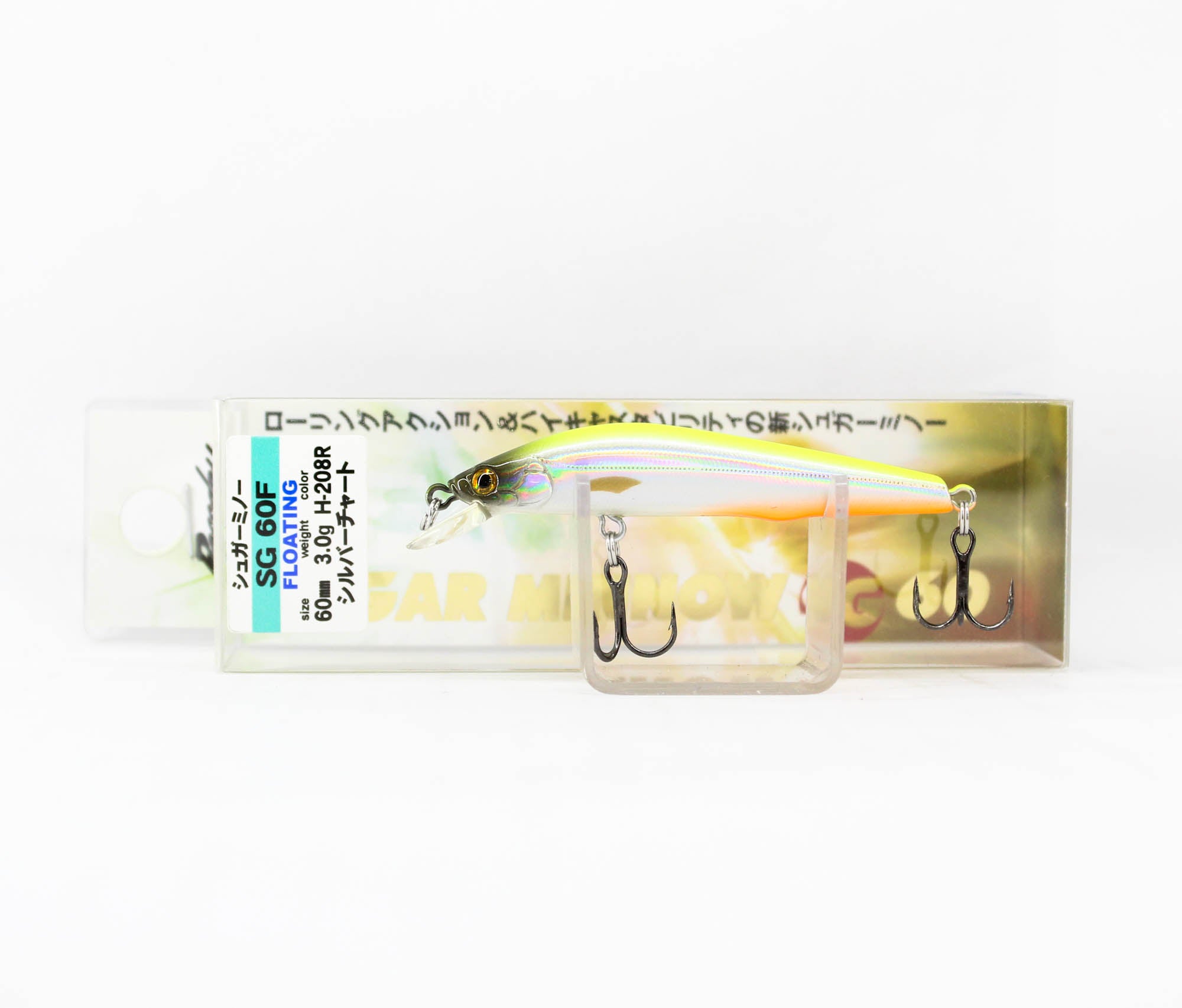 Bassday Sugar Minnow SG 60F Floating Lure 3.0 grams H-208 (0323)