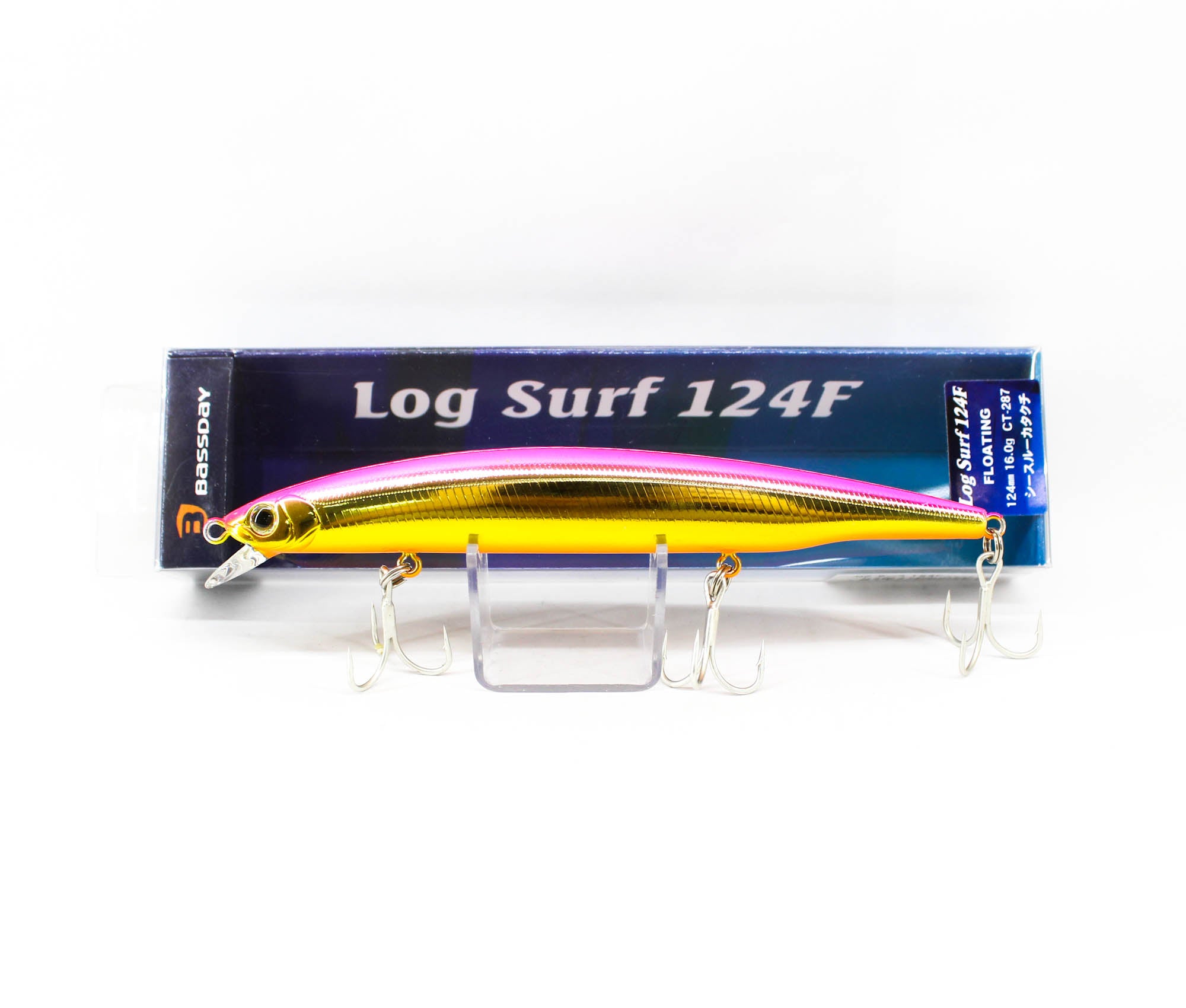 Bassday Log Surf 124F Long Casting Minnow Lure M-39 (1030)