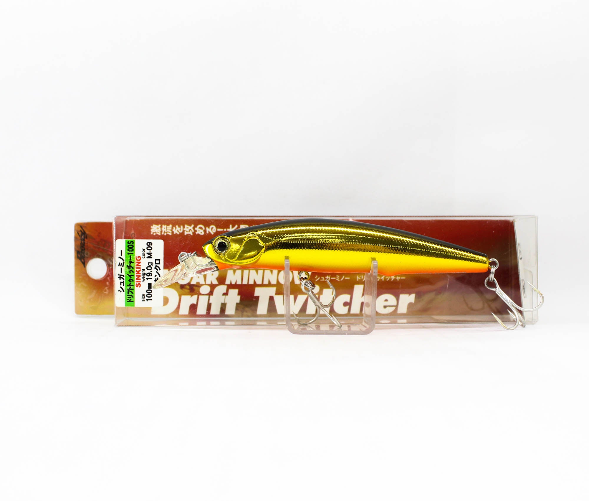 Bassday Sugar Minnow Drift Twitcher 100S Sinking Lure M-09 (2059)