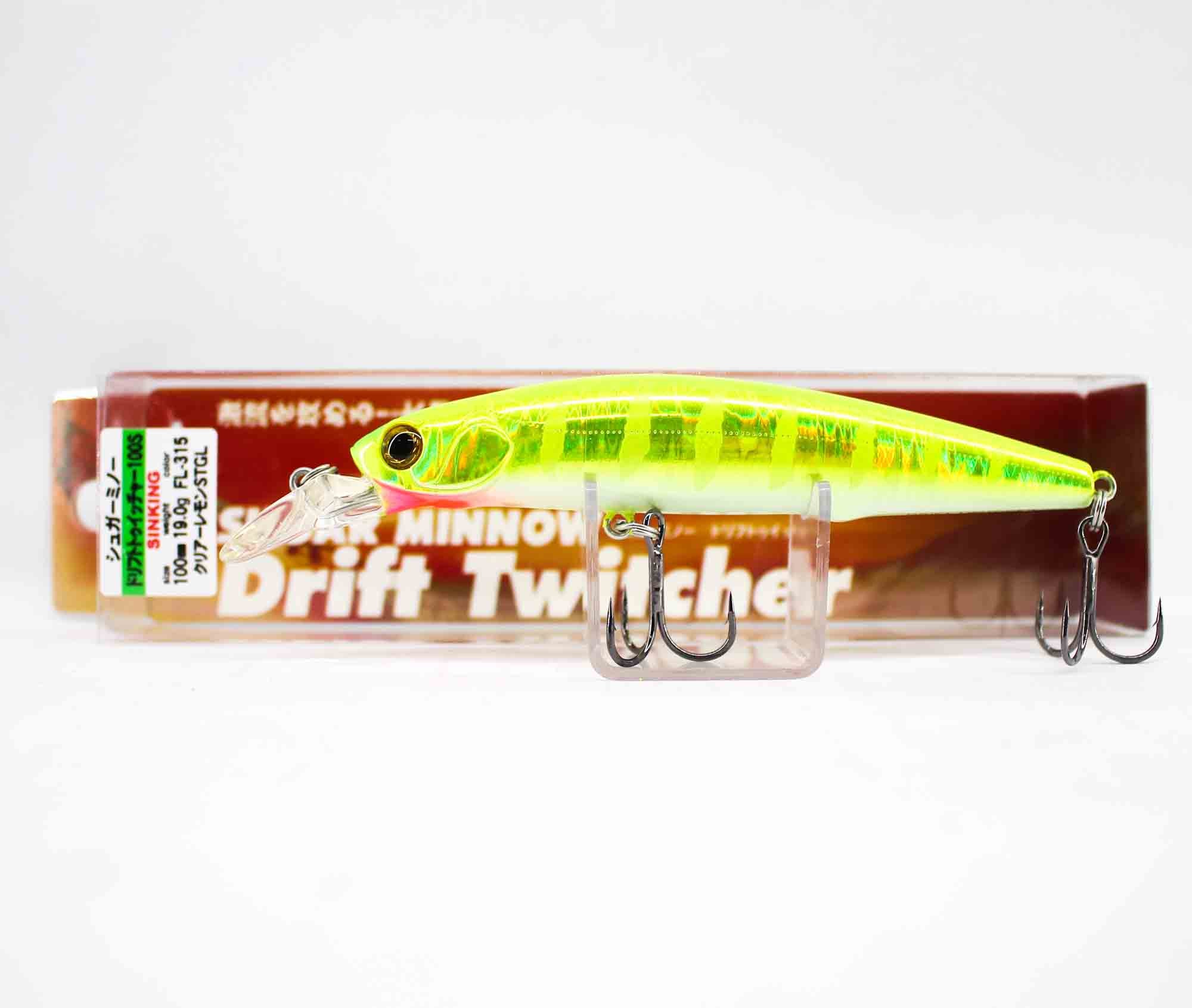 Bassday Sugar Minnow Drift Twitcher 100S Sinking Lure 19g FL-315 (2424)
