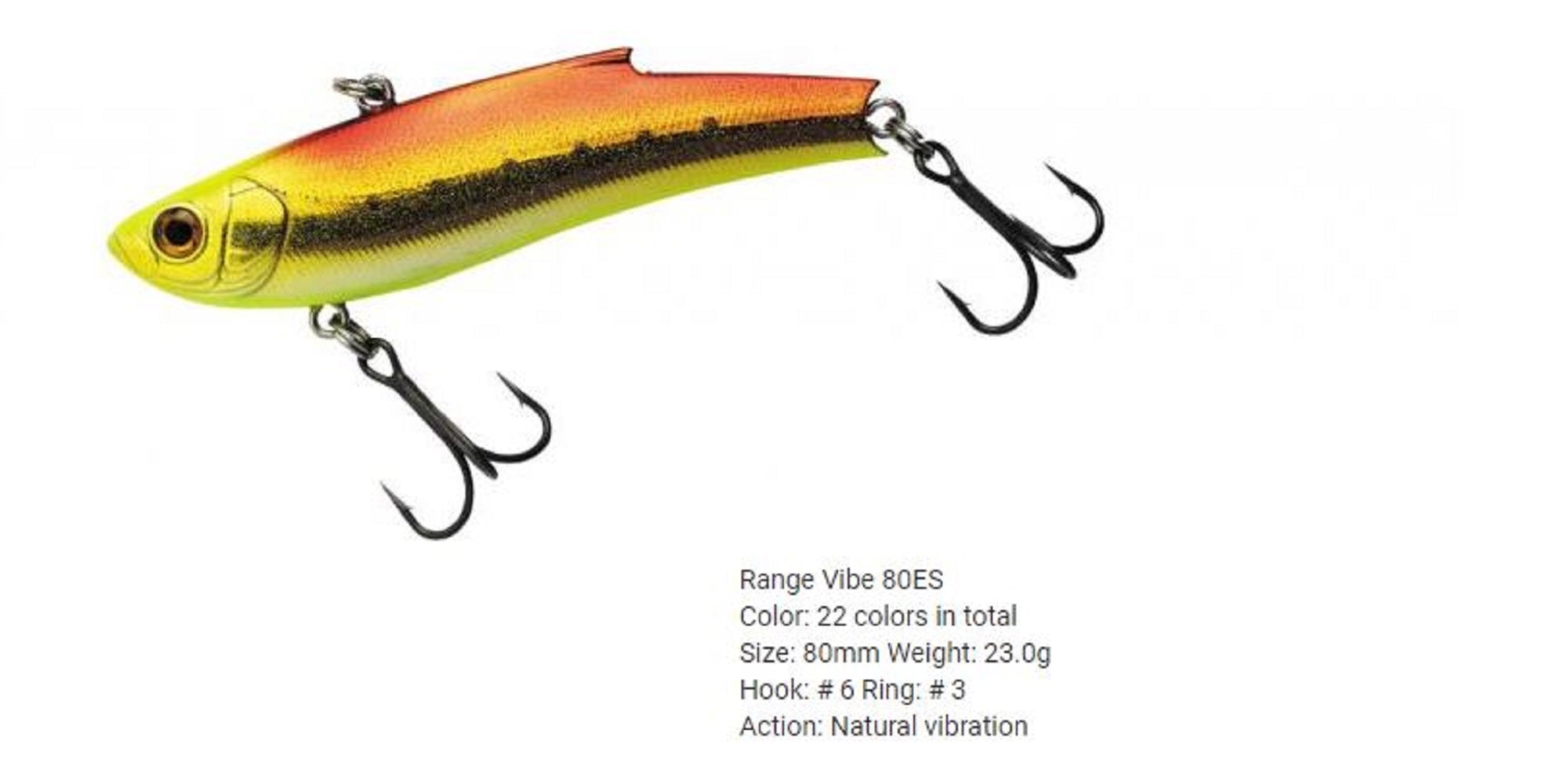 Bassday Range Vibe 80 ES Extra Sinking Vibration Lure M-240 (1258)