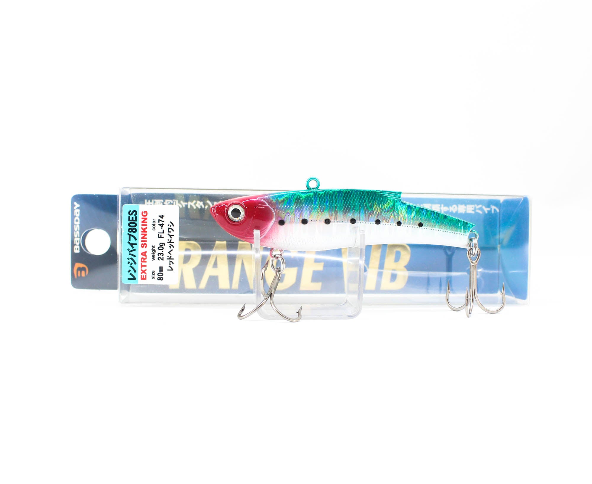 Bassday Range Vibe 80 ES Extra Sinking Vibration Lure FL-474 (1517)