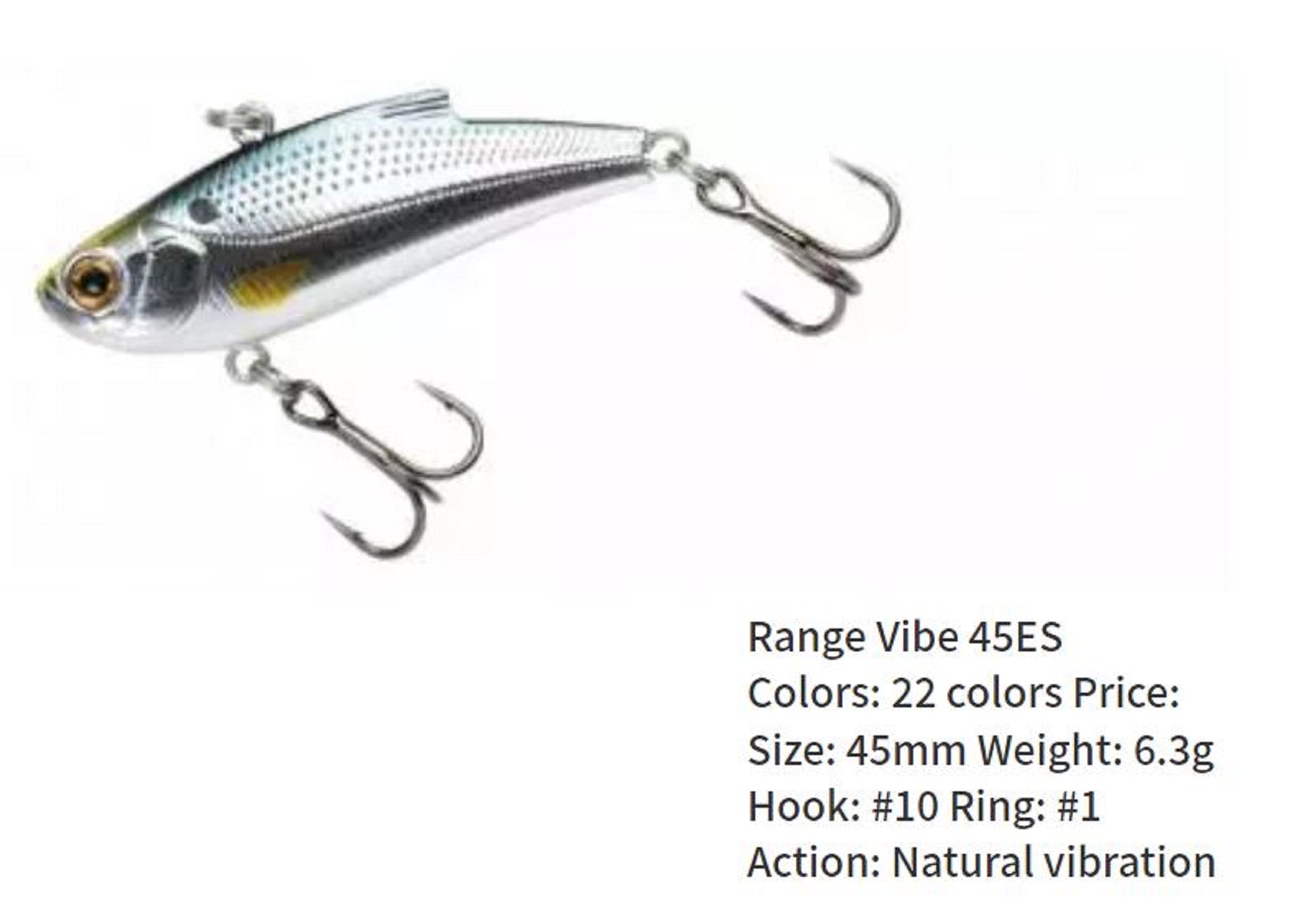 Bassday Range Vibe 45 ES Extra Sinking Vibration Lure M-243 (5218)