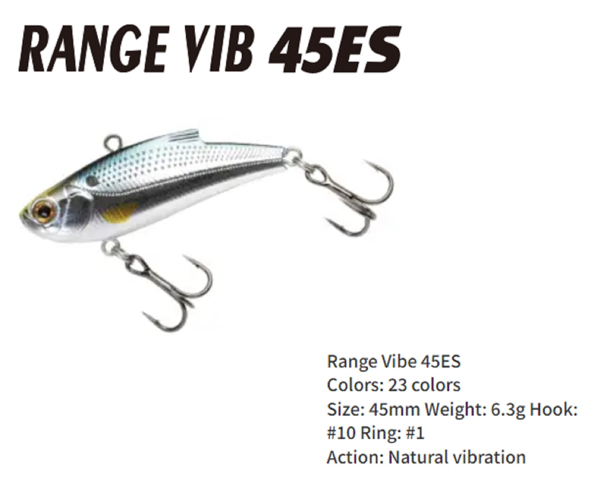 Bassday Range Vibe 45 ES Extra Sinking Vibration Lure HH-16 (5256)