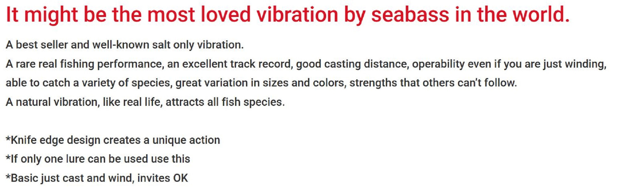 Bassday Range Vibe 45 ES Extra Sinking Vibration Lure HF-331 (5324)