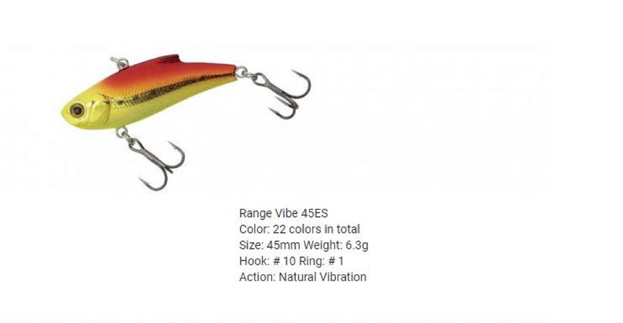 Bassday Range Vibe 45 ES Extra Sinking Vibration Lure C-336 (5447)