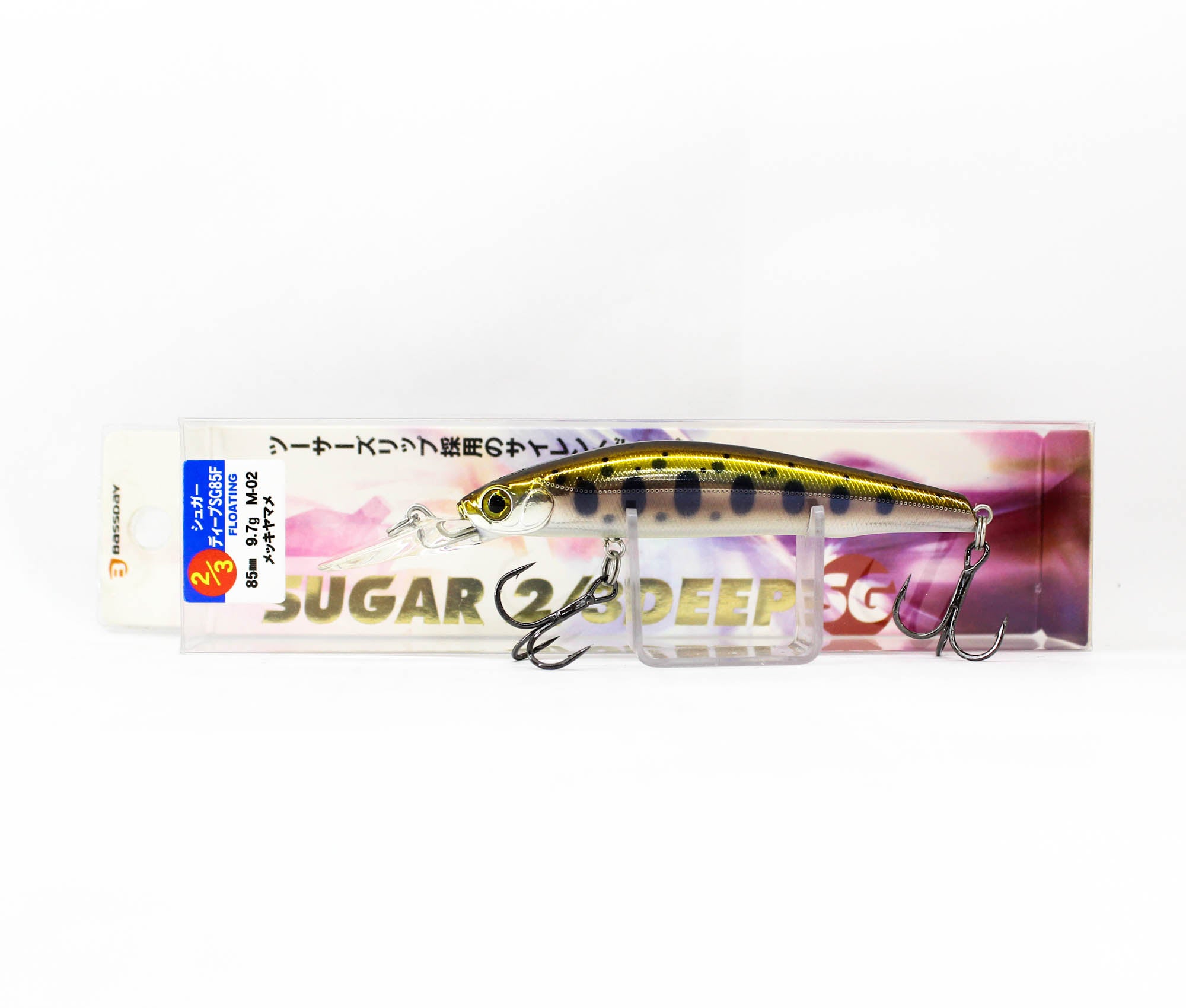 Bassday Sugar 2/3 Deep SG 85F Floating Lure 9.7 grams M-02 (6413)