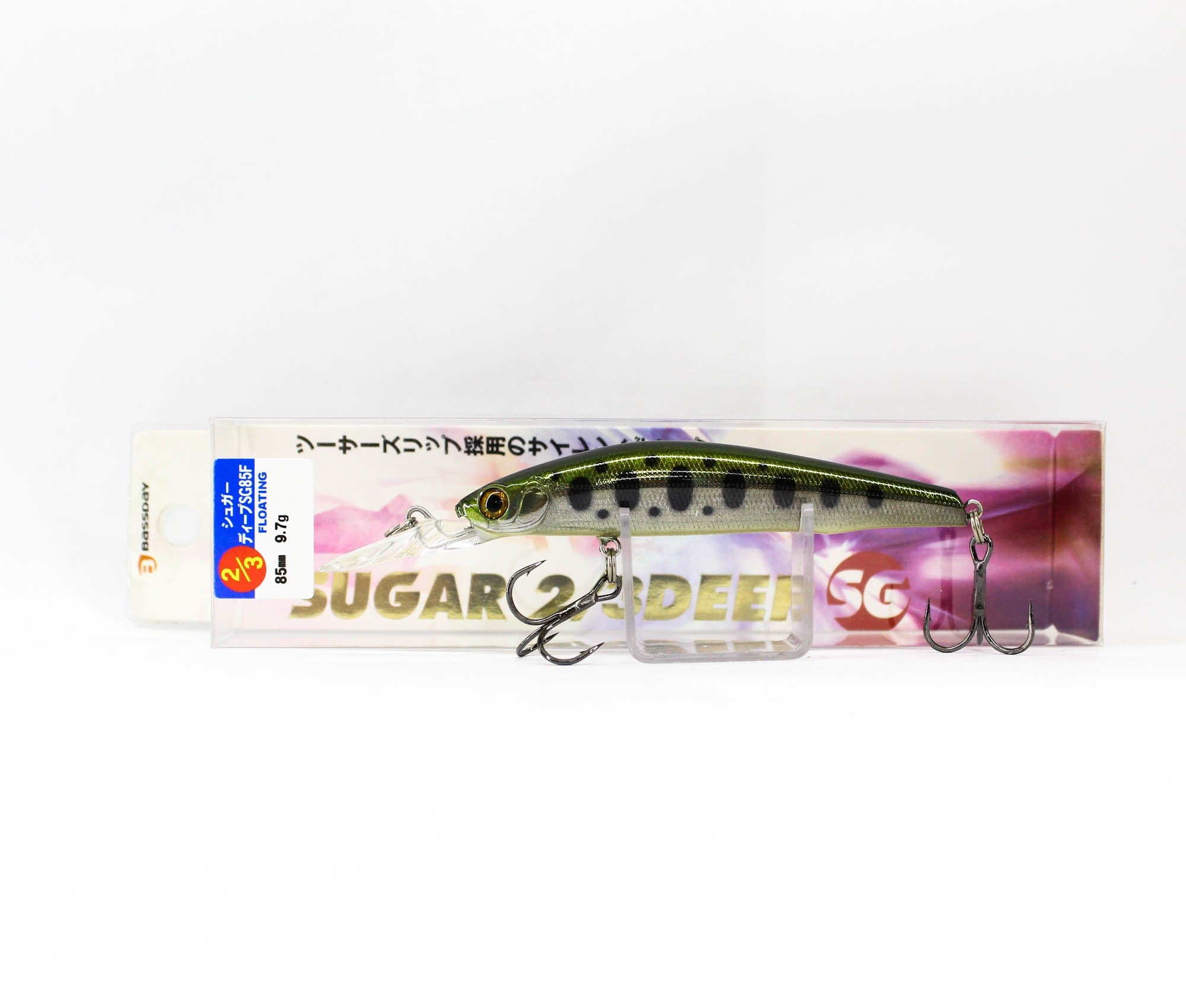 Bassday Sugar 2/3 Deep SG 85F Floating Lure 9.7 grams RD-158 (6437)