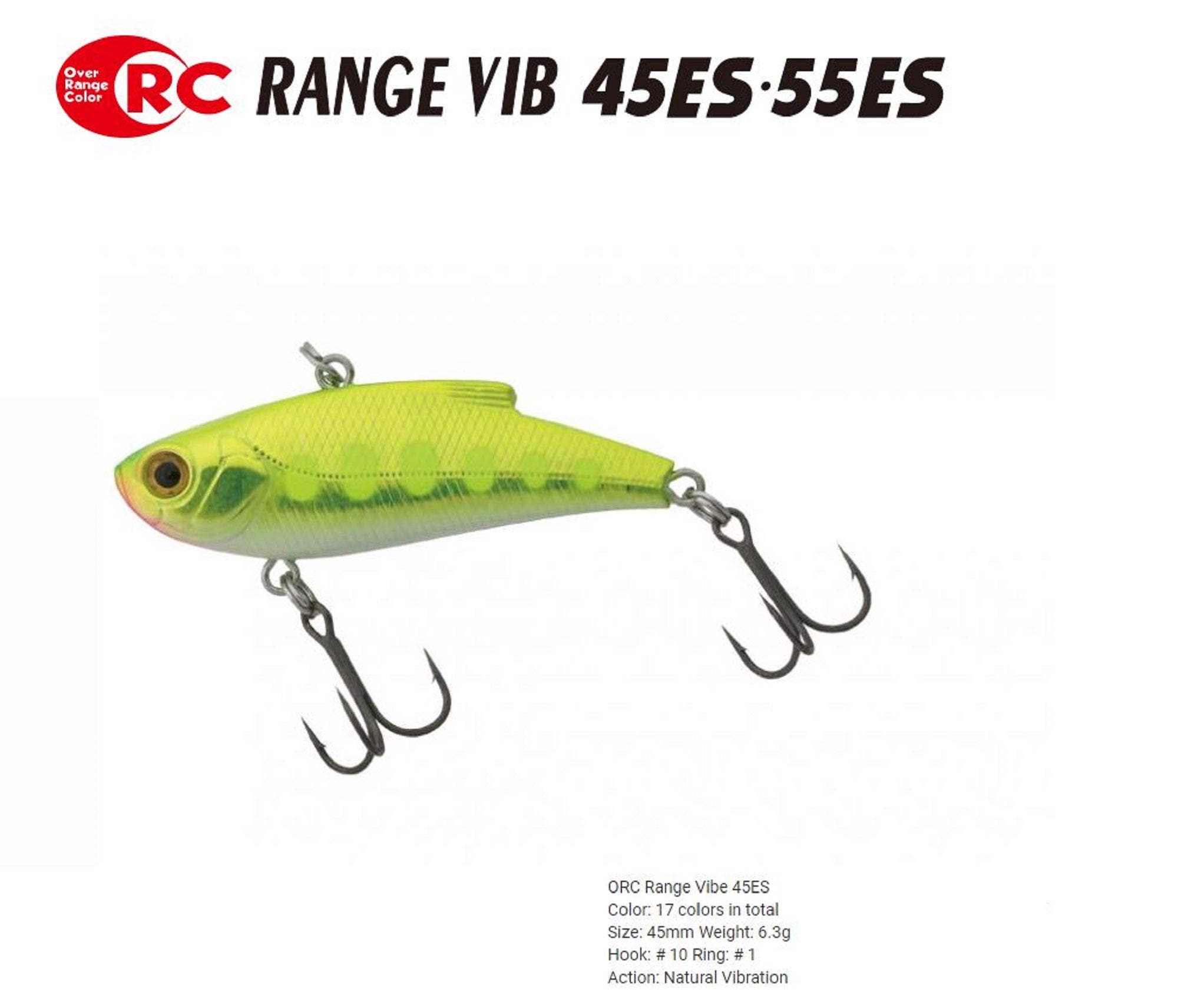 Bassday ORC Range Vibe 45 ES Extra Sinking Vibration Lure PR-04 (7069)