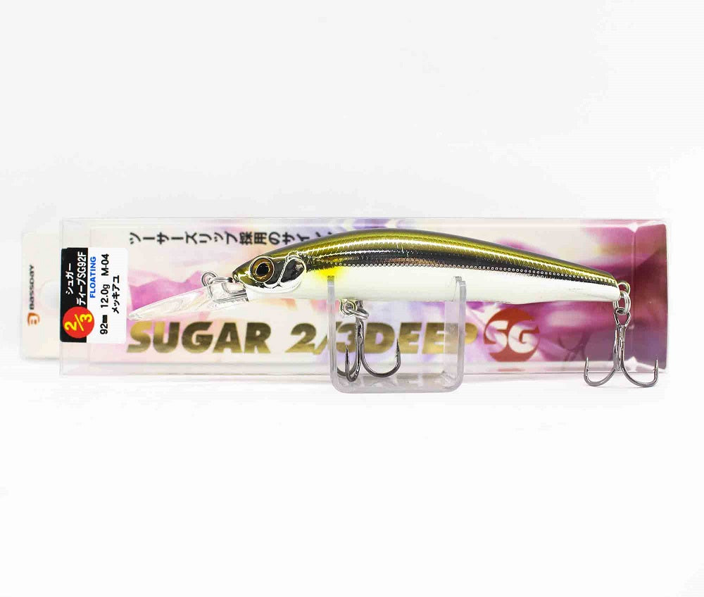 Bassday Sugar 2/3 Deep SG 92F Floating Lure 12 grams M-04 (9024)