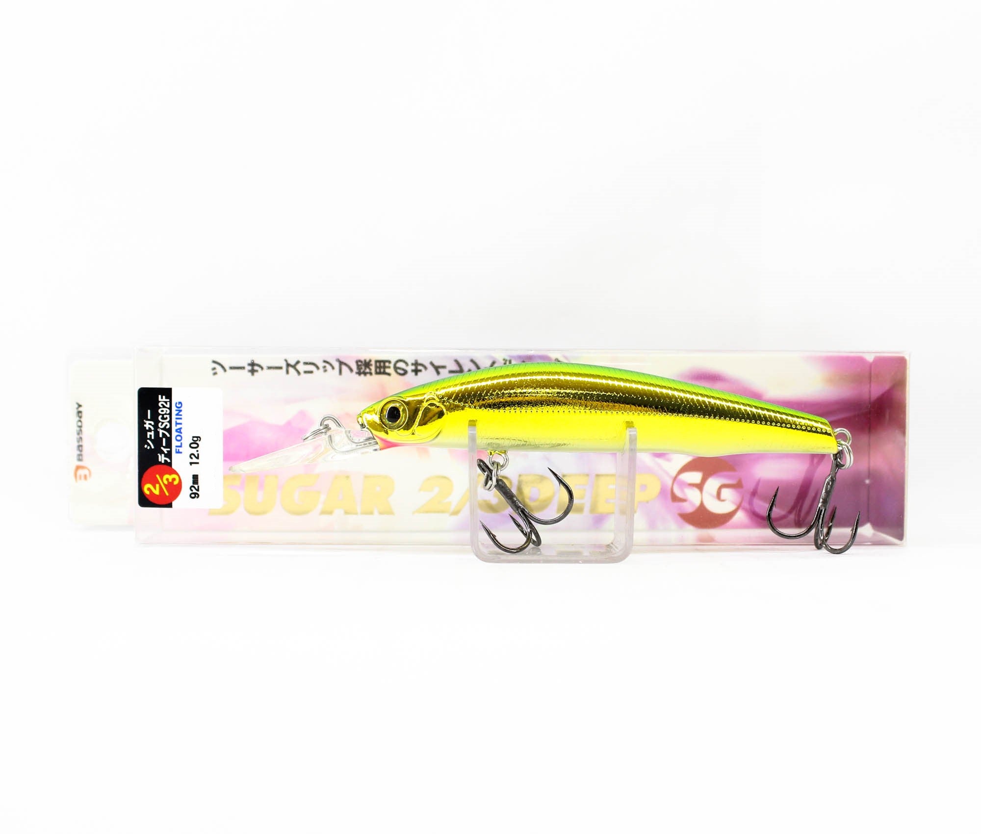 Bassday Sugar 2/3 Deep SG 92F Floating Lure 12 grams M-99 (9062)