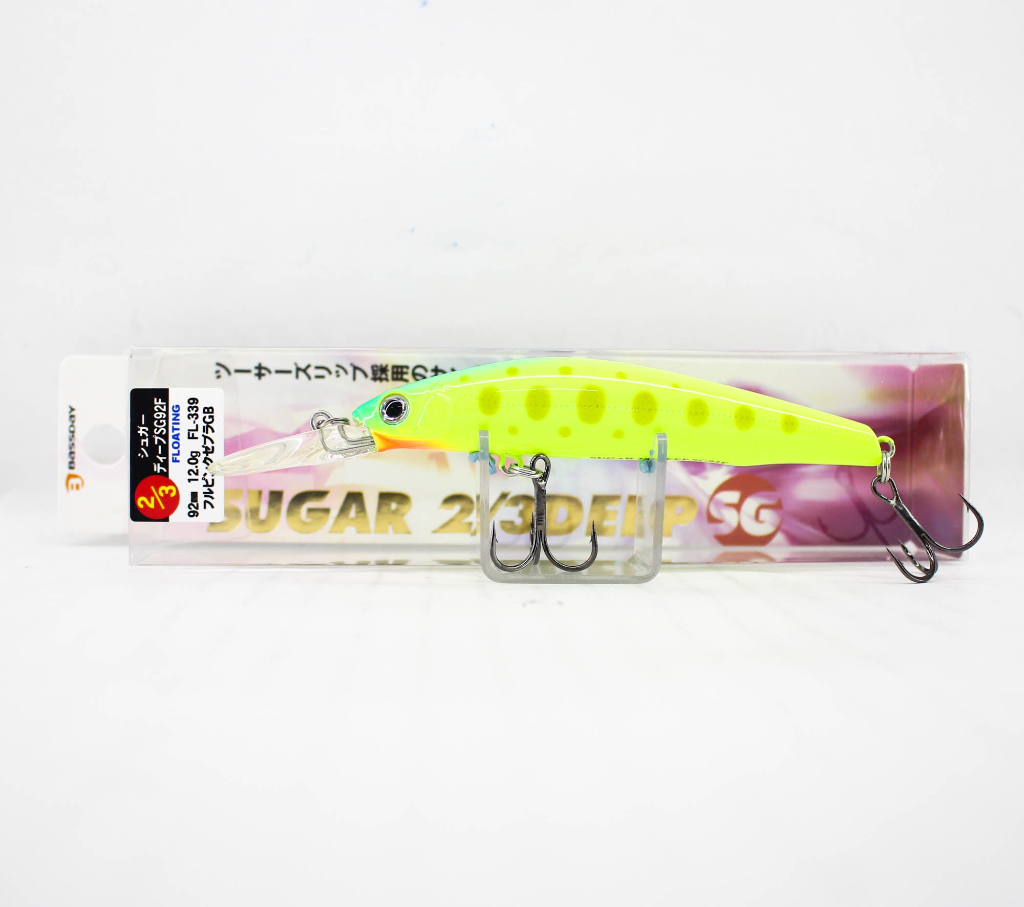 Bassday Sugar 2/3 Deep SG 92F Floating Lure 12 grams P-501 (9291)