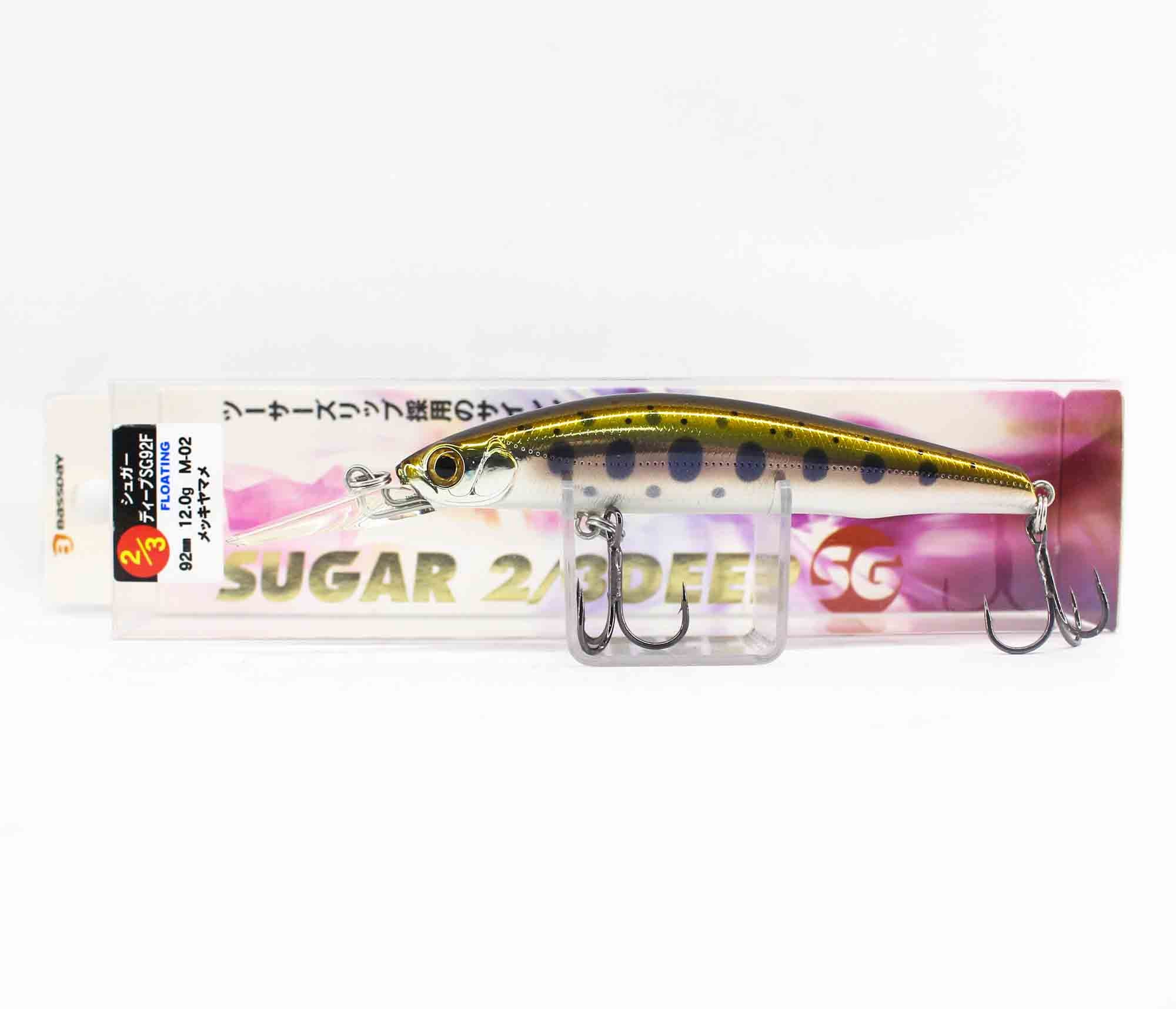 Bassday Sugar 2/3 Deep SG 92F Floating Lure 12 grams M-02 (9338)