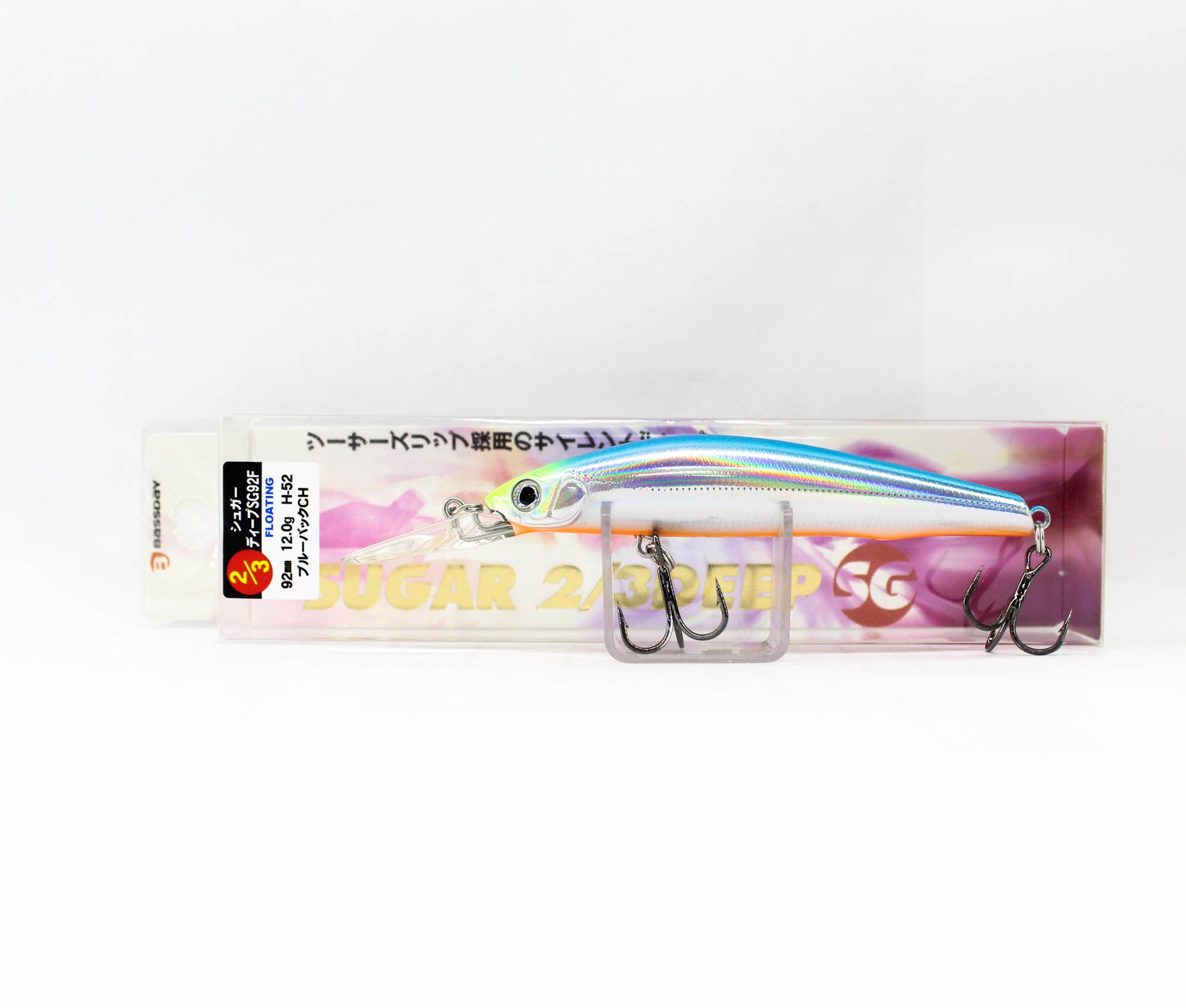 Bassday Sugar 2/3 Deep SG 92F Floating Lure 12 grams H-52 (9345)