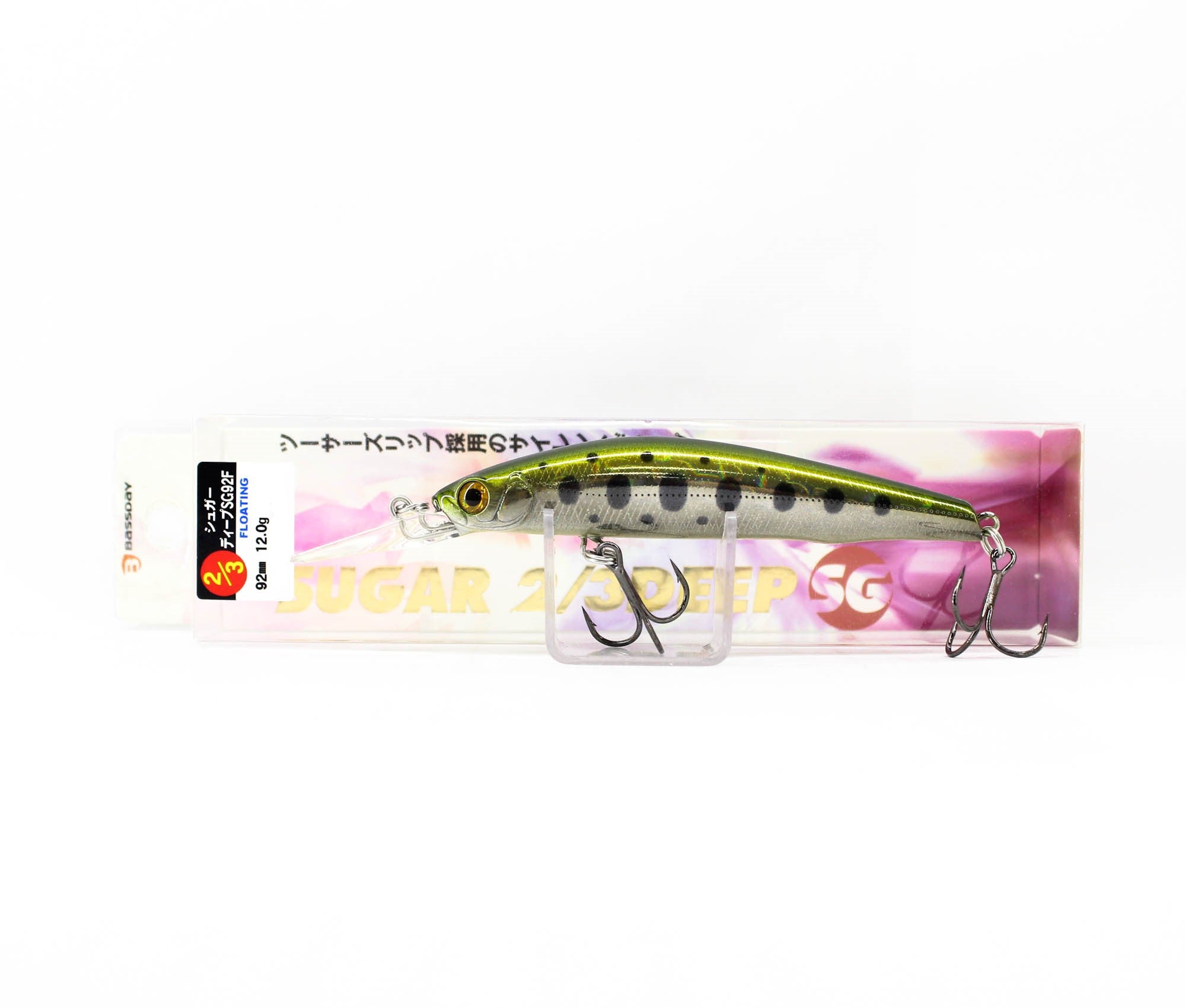 Bassday Sugar 2/3 Deep SG 92F Floating Lure 12 grams RD-158 (9352)