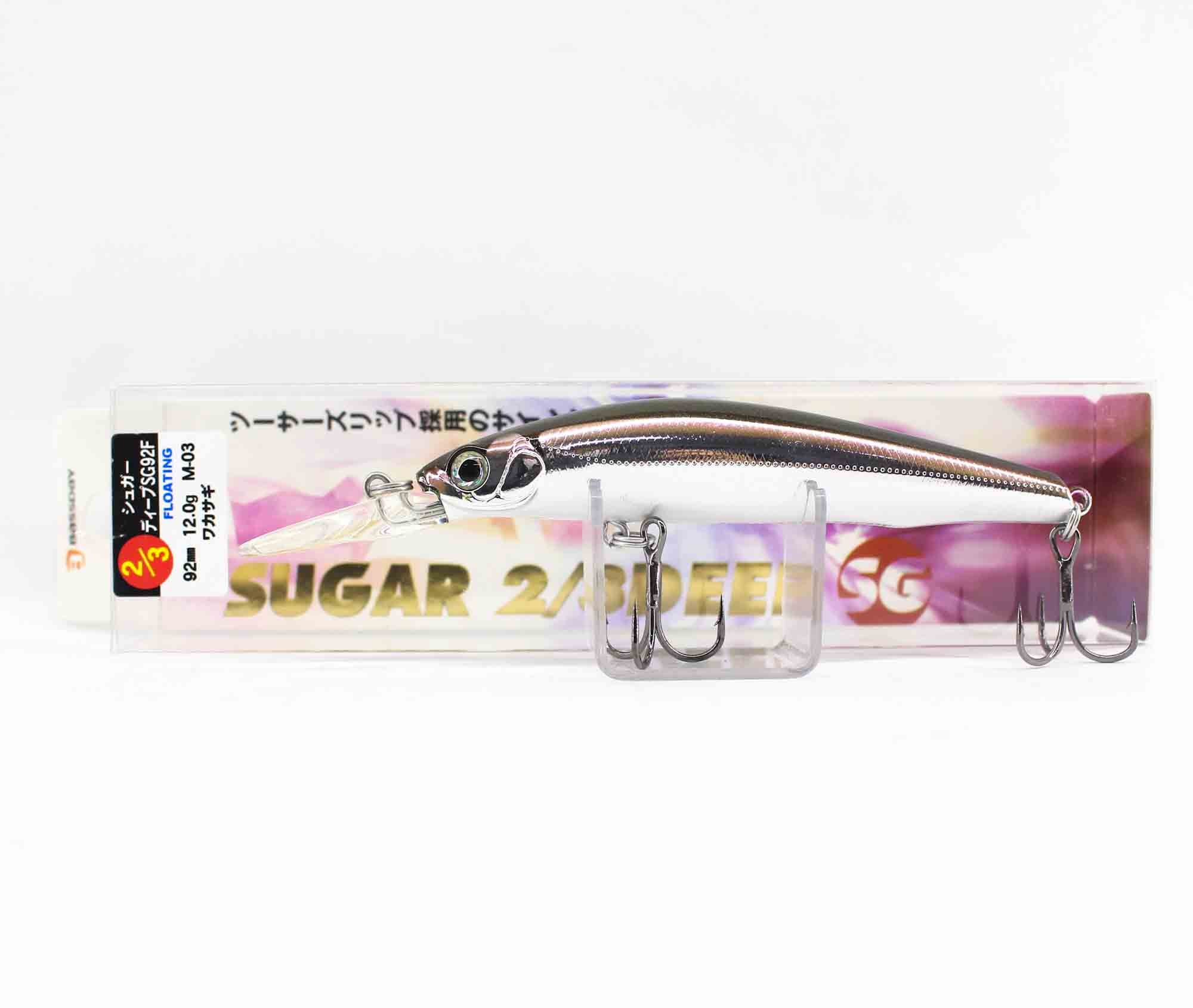 Bassday Sugar 2/3 Deep SG 92F Floating Lure 12 grams M-03 (9383)