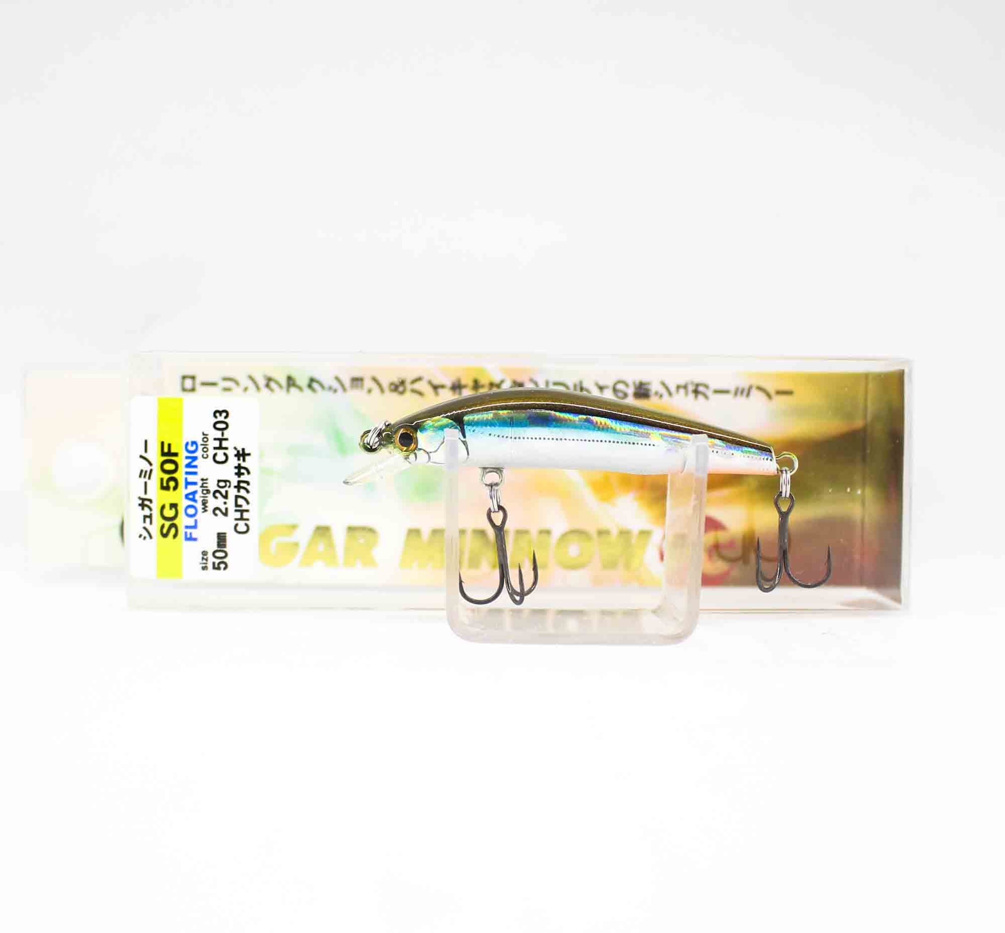 Bassday Sugar Minnow SG 50F Floating Lure 2.2 grams CH-03 (0310)