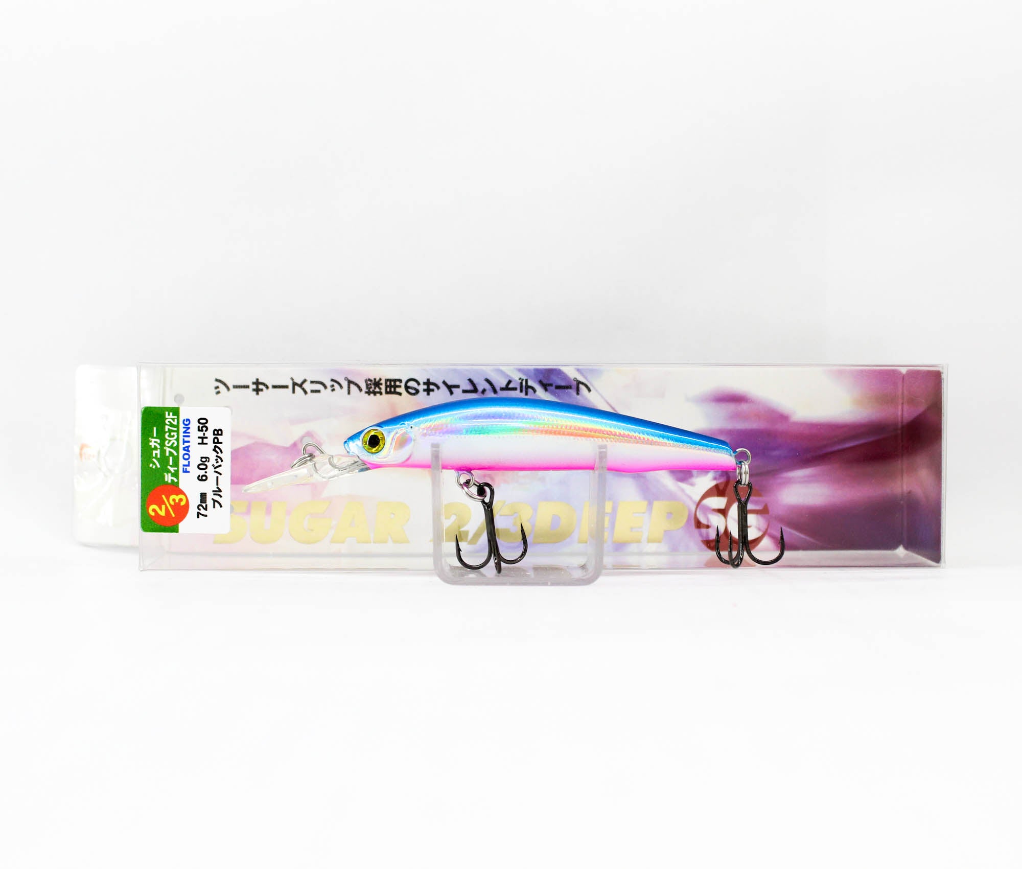 Bassday Sugar 2/3 Deep SG 72F Floating Lure 6 grams H-50 (1188)