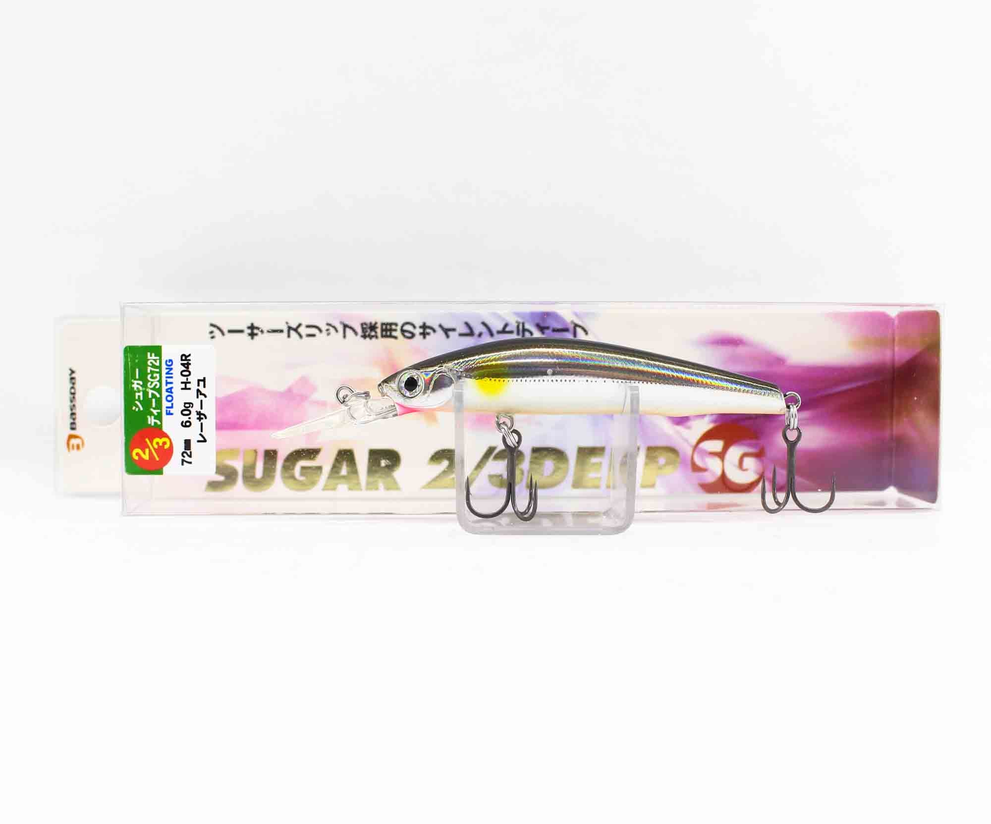Bassday Sugar 2/3 Deep SG 72F Floating Lure 6 grams H-04R (1201)