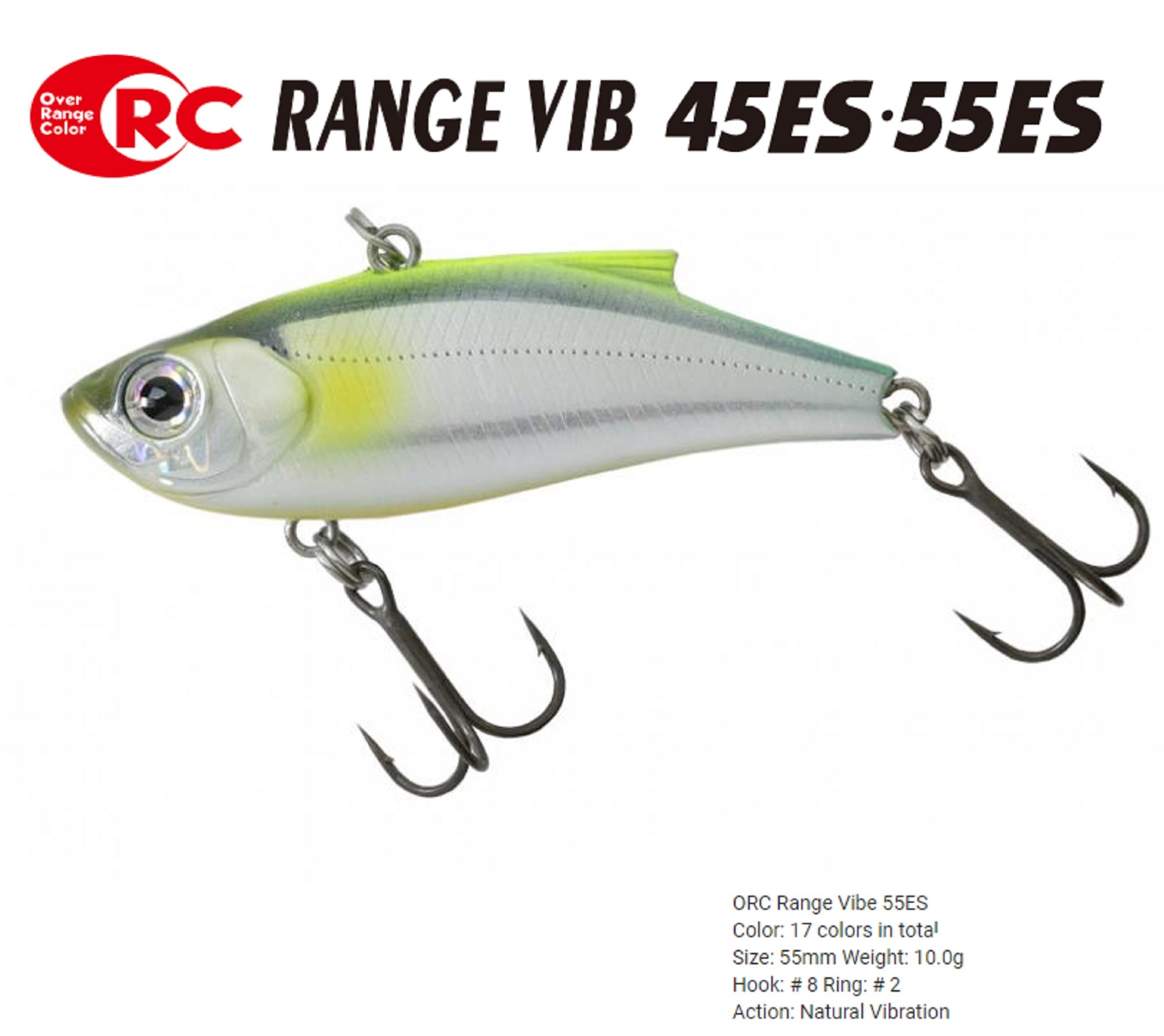 Bassday ORC Range Vibe 55 ES Extra Sinking Vibration Lure MH-800 (4325)