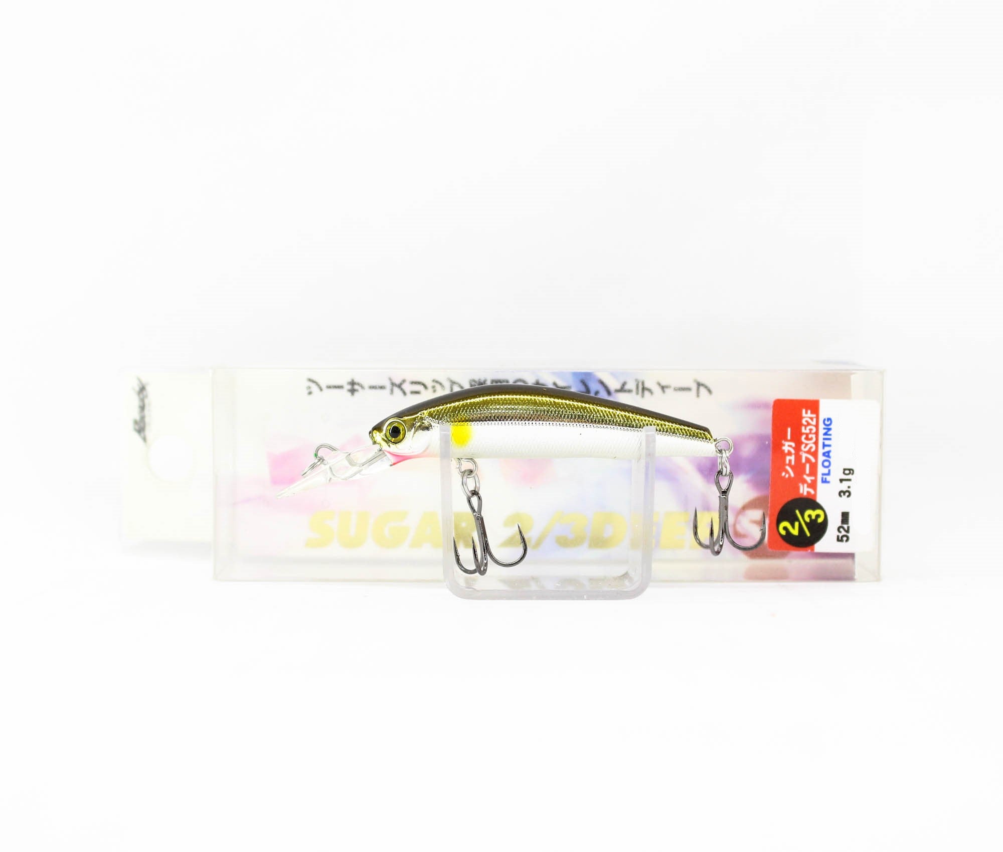 Bassday Sugar 2/3 Deep SG 52F Floating Lure 3.1 grams M-04 (4027)