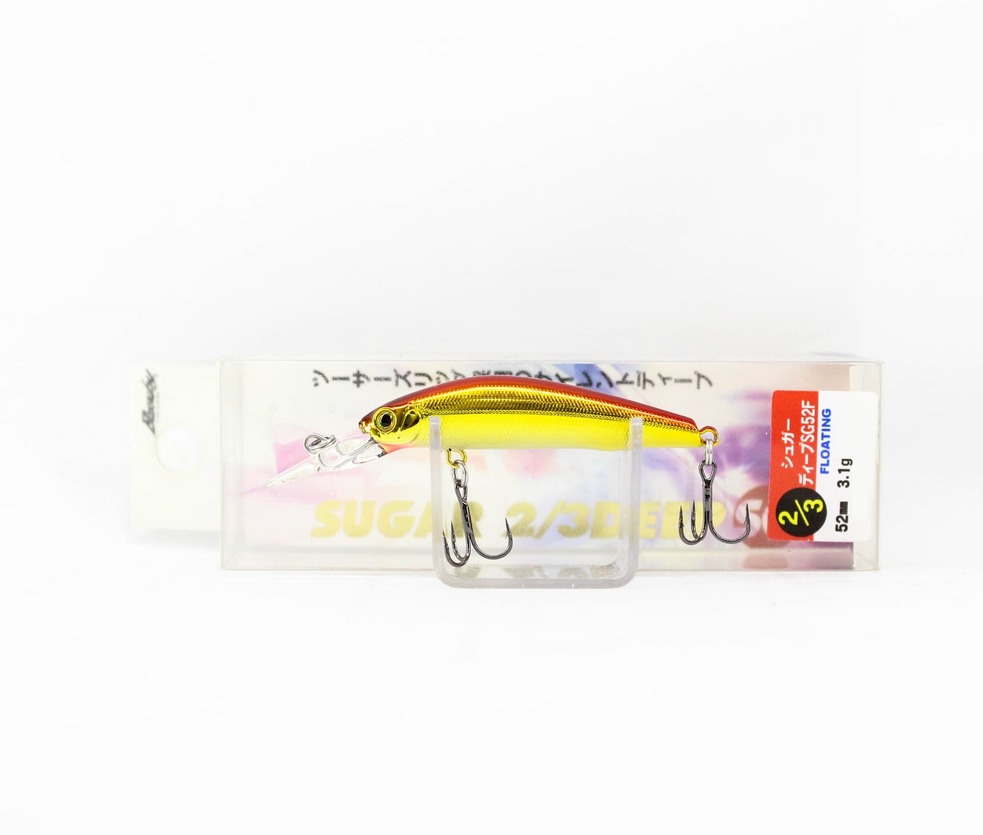 Bassday Sugar 2/3 Deep SG 52F Floating Lure 3.1 grams M-14 (4058)