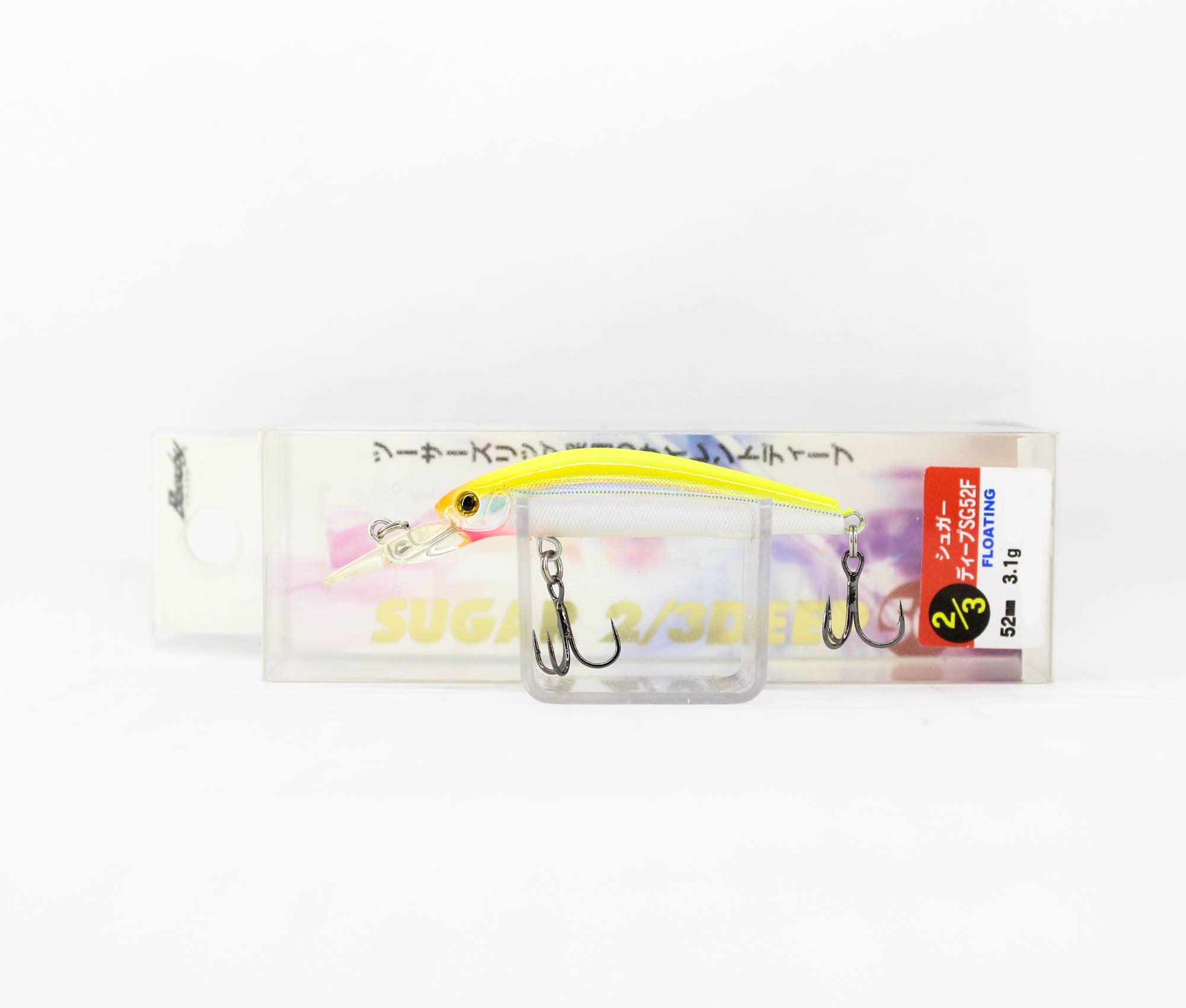 Bassday Sugar 2/3 Deep SG 52F Floating Lure 3.1 grams H-208 (4133)