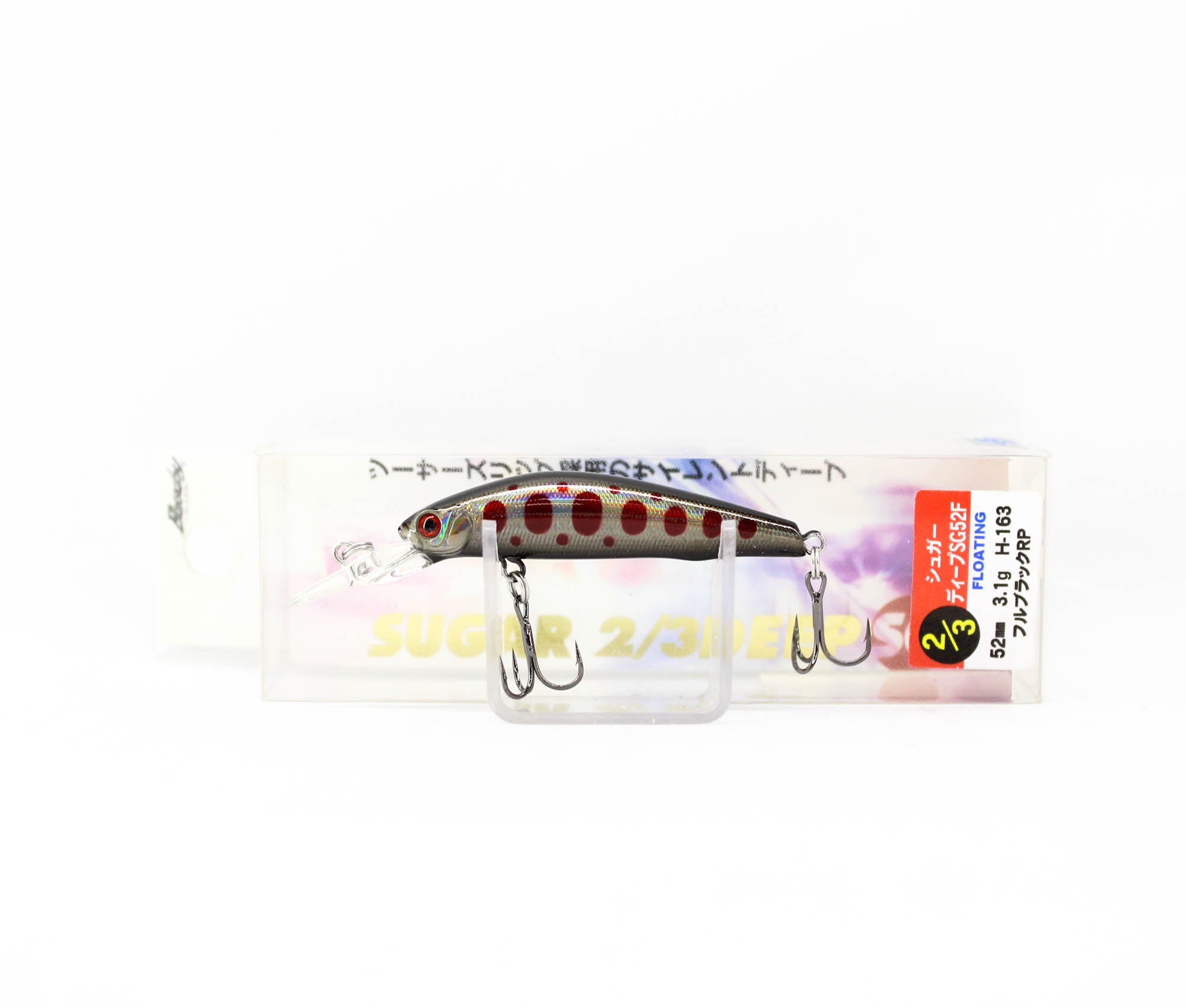 Bassday Sugar 2/3 Deep SG 52F Floating Lure 3.1 grams H-163 (4287)