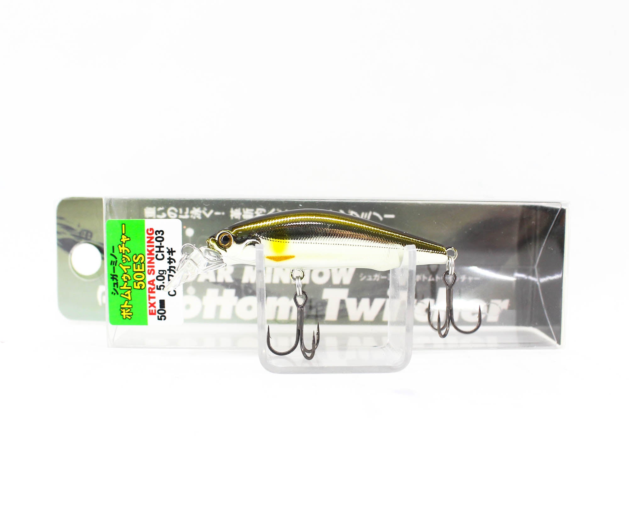 Bassday Sugar Minnow Bottom Twitcher 50ES Sinking Lure 5 grams M-04R (7028)