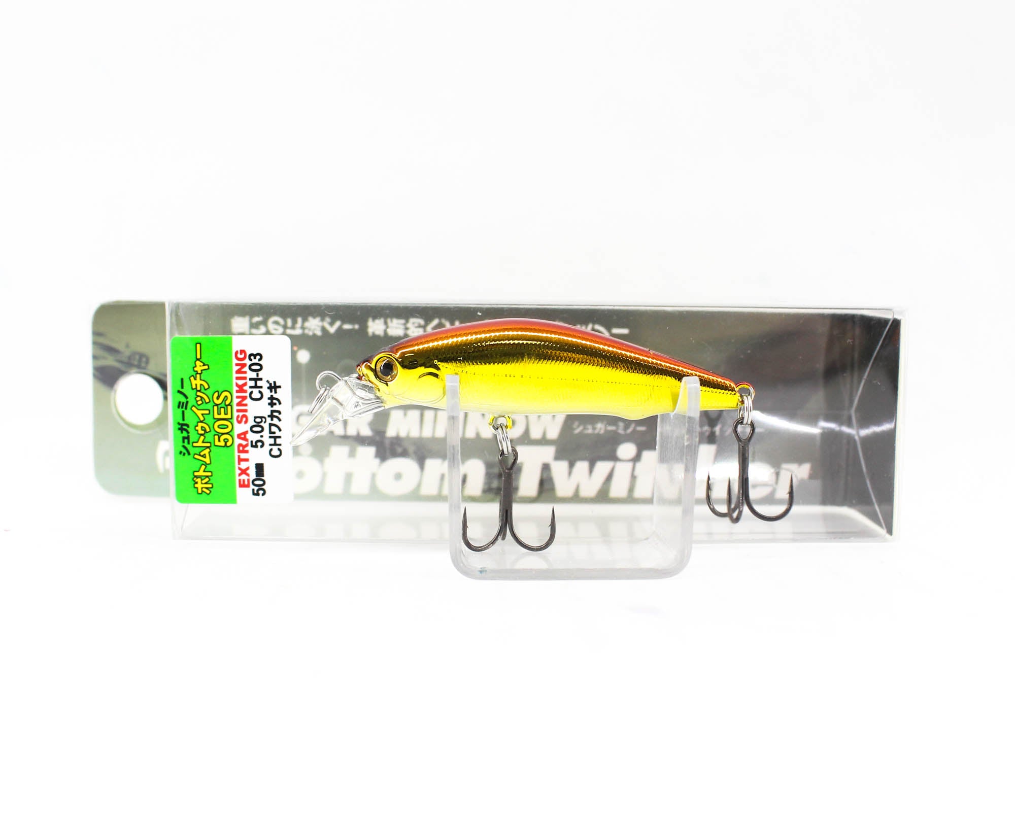 Bassday Sugar Minnow Bottom Twitcher 50ES Sinking Lure 5 grams M-14 (7035)