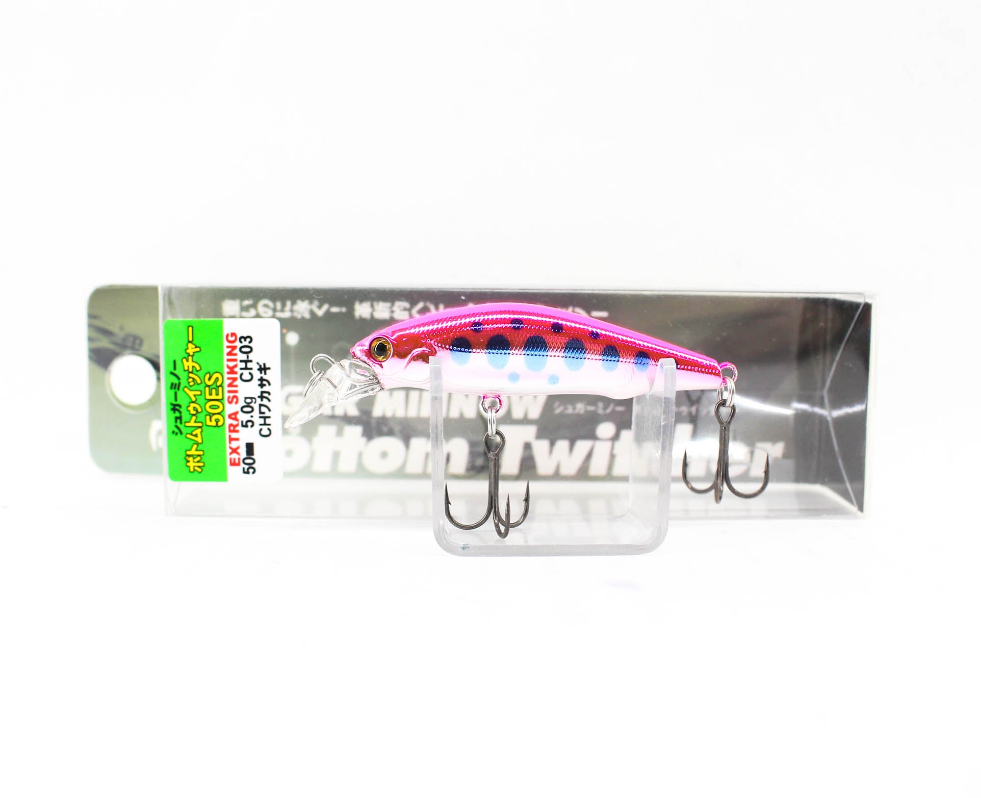 Bassday Sugar Minnow Bottom Twitcher 50ES Sinking Lure 5 grams M-290 (7073)