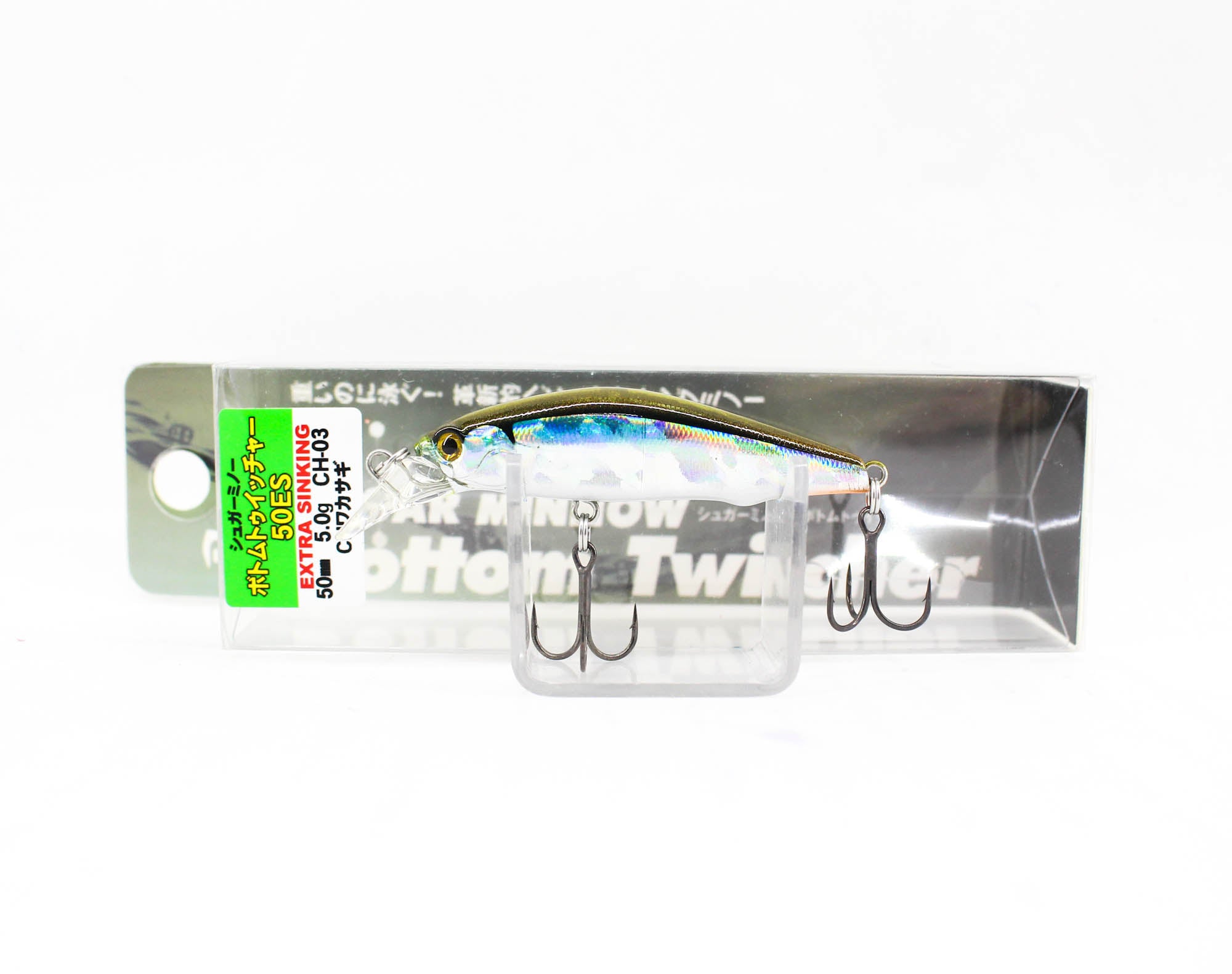 Bassday Sugar Minnow Bottom Twitcher 50ES Sinking Lure 5 grams CH-03 (7271)