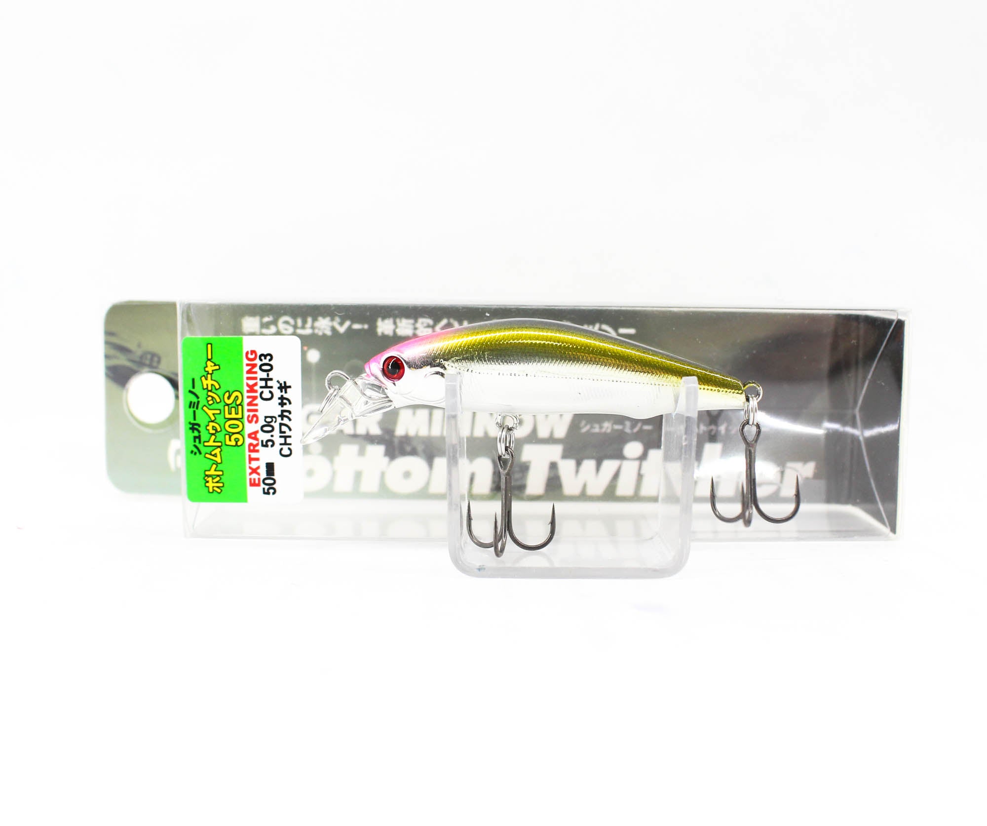 Bassday Sugar Minnow Bottom Twitcher 50ES Sinking Lure 5 grams M-428 (7318)