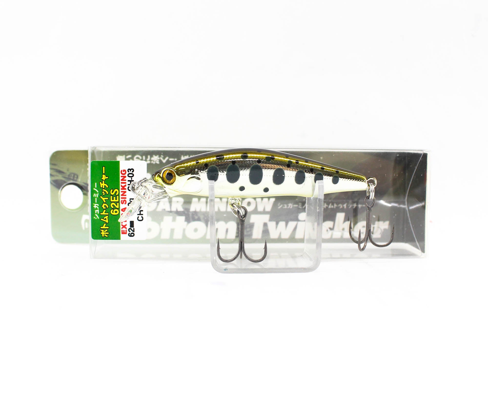 Bassday Sugar Minnow Bottom Twitcher 62ES Sinking Lure 8 grams M-02R (1015)