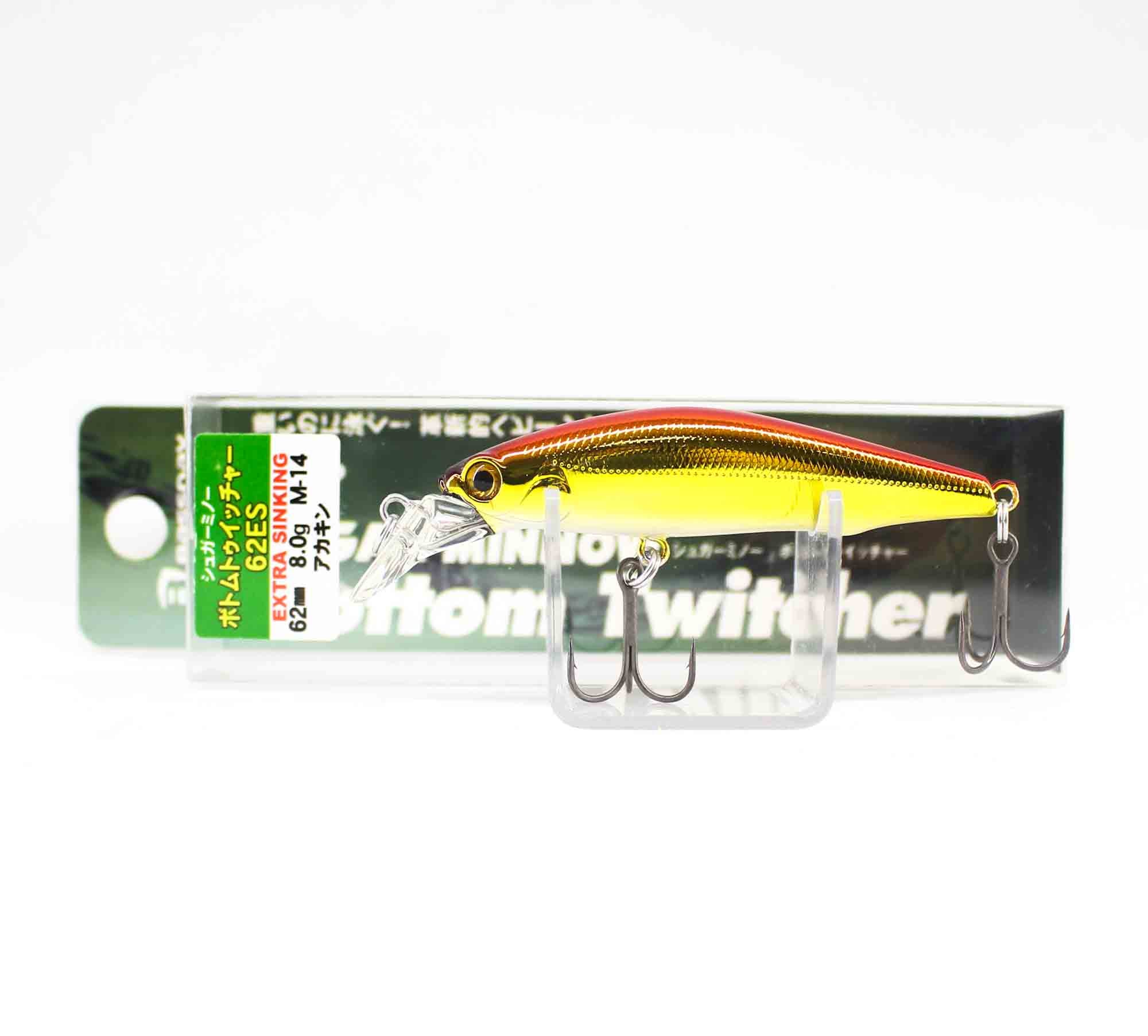 Bassday Sugar Minnow Bottom Twitcher 62ES Sinking Lure 8 grams M-14 (1039)