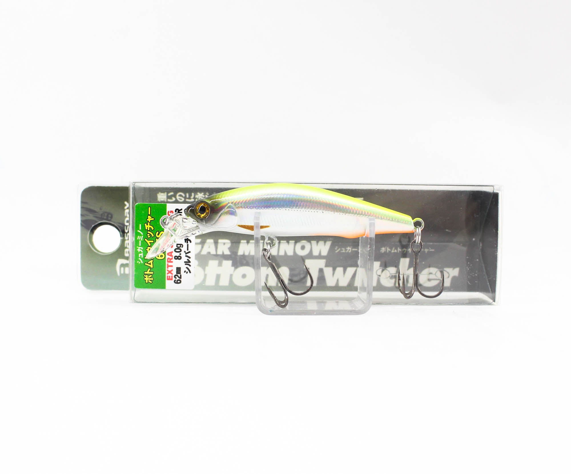 Bassday Sugar Minnow Bottom Twitcher 62ES Sinking Lure 8g H-208R (1107)