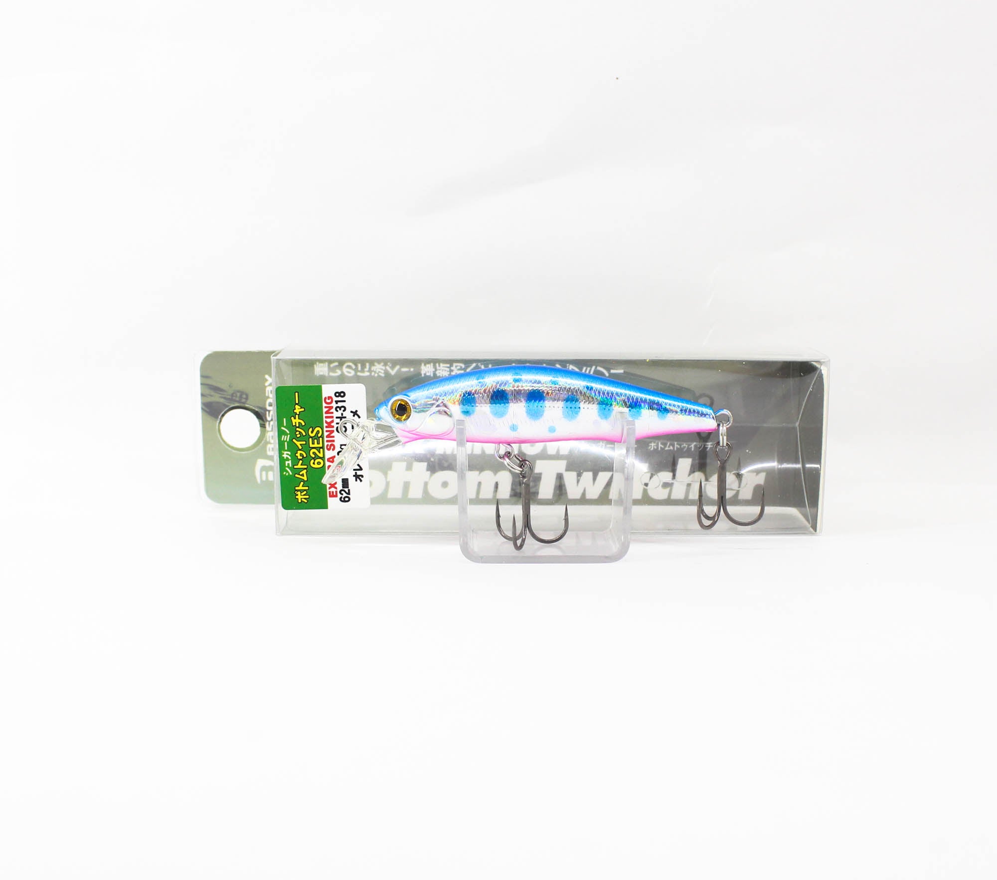 Bassday Sugar Minnow Bottom Twitcher 62ES Sinking Lure 8g CH-319 (1206)
