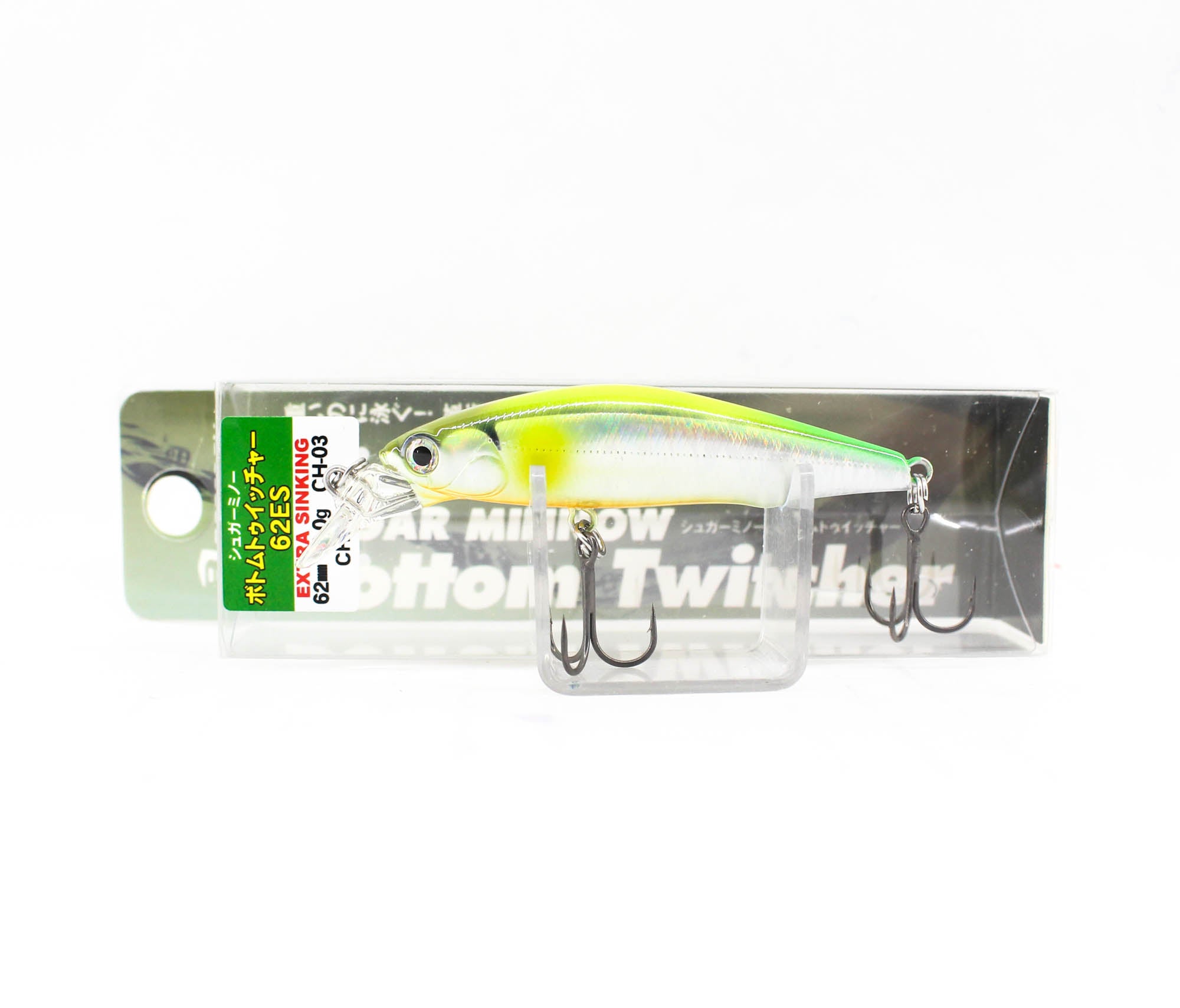 Bassday Sugar Minnow Bottom Twitcher 62ES Sinking Lure 8g FL-801 (1336)