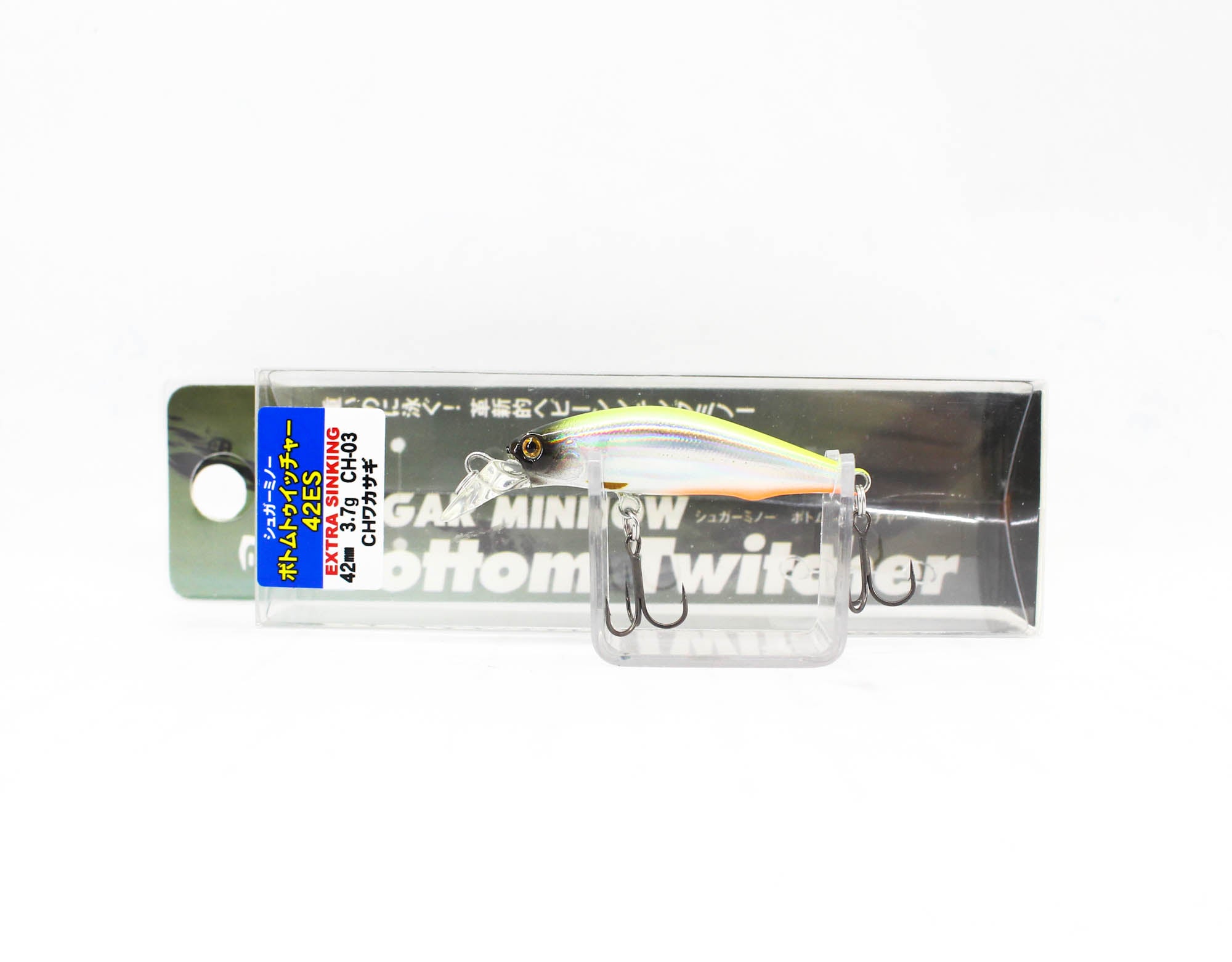 Bassday Sugar Minnow Bottom Twitcher 42ES Sinking Lure 3.7g H-208R (0109)