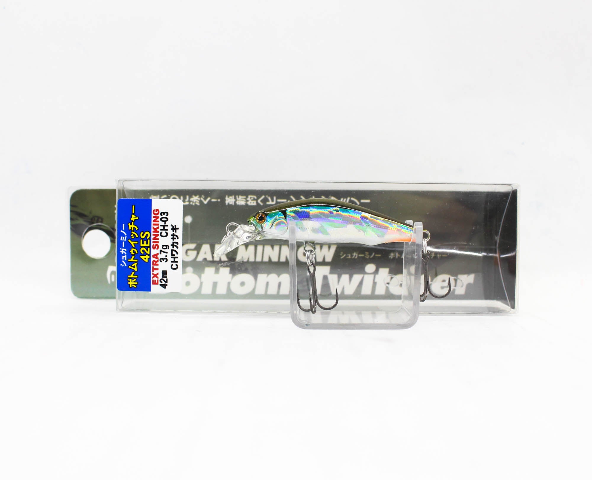 Bassday Sugar Minnow Bottom Twitcher 42ES Sinking Lure 3.7g CH-03 (0277)